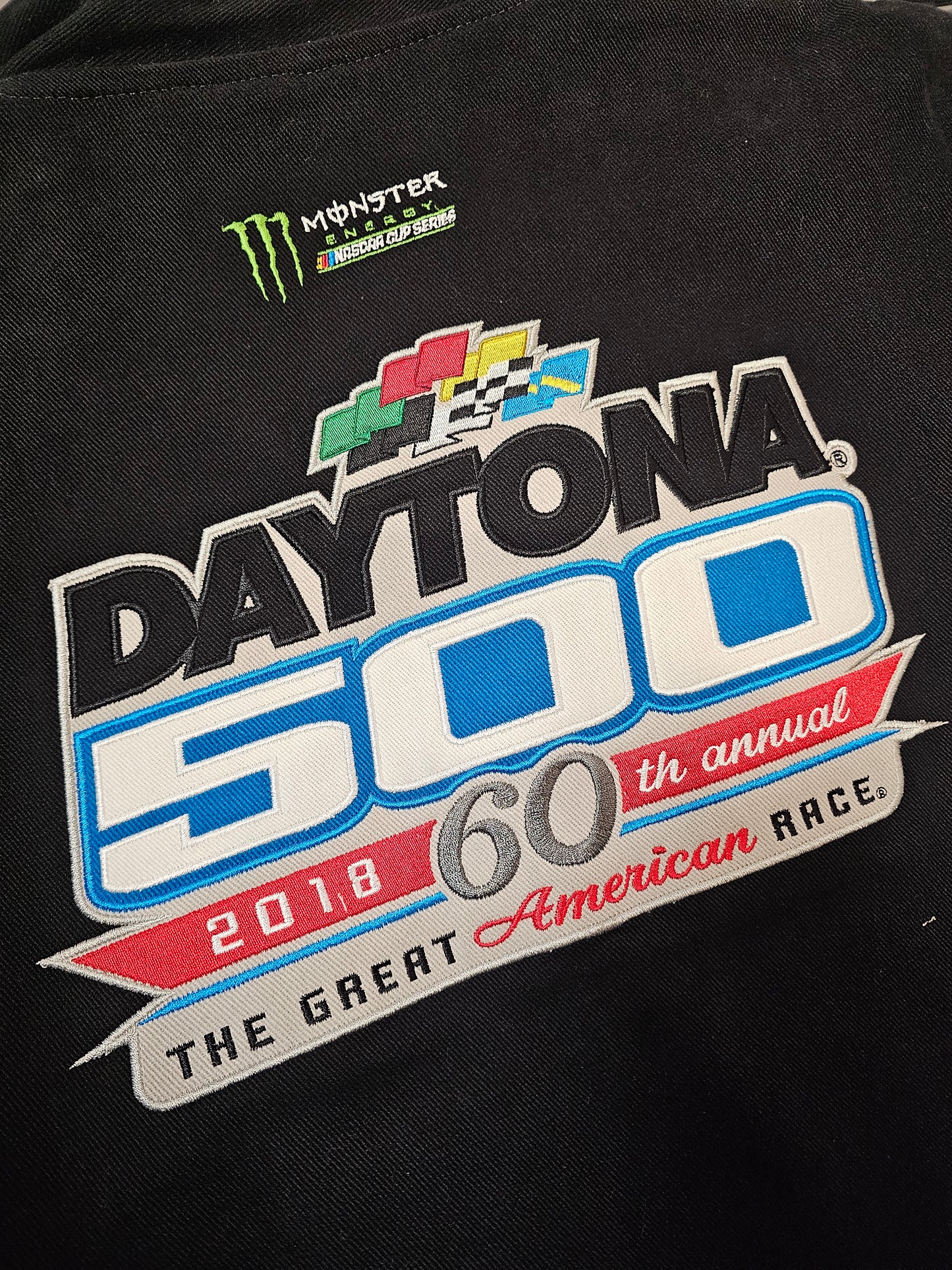 Nascar Fanatics Daytona 500 2018 buttons racing jacket