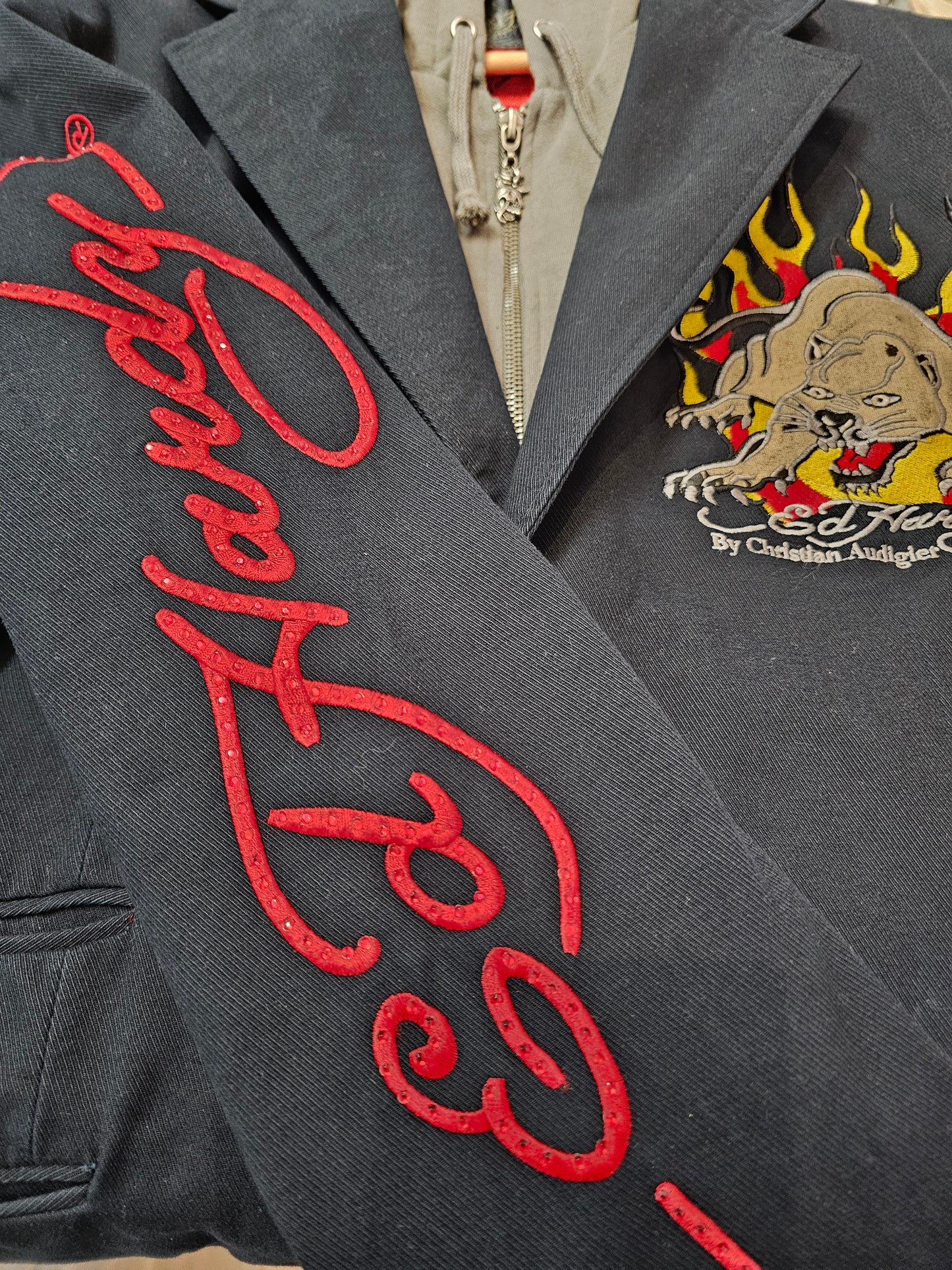 Christian Audigier Ed Hardy blazer jacket