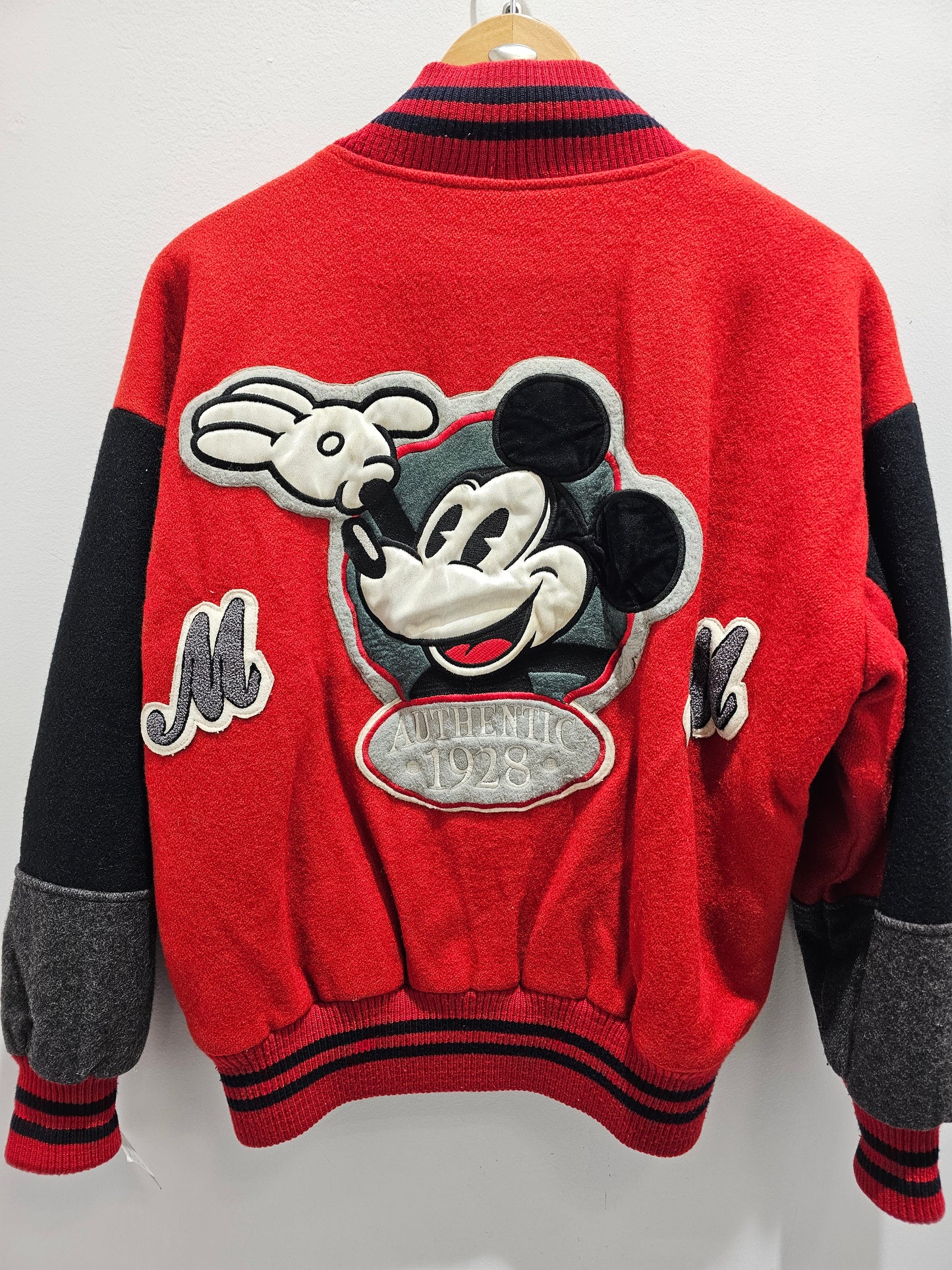 Vintage 90s Wool Mickey Mouse bomber jacket