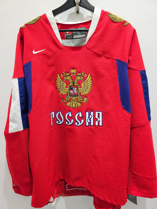 Nike Russia Olympic IIHF hockey jersey 🏒