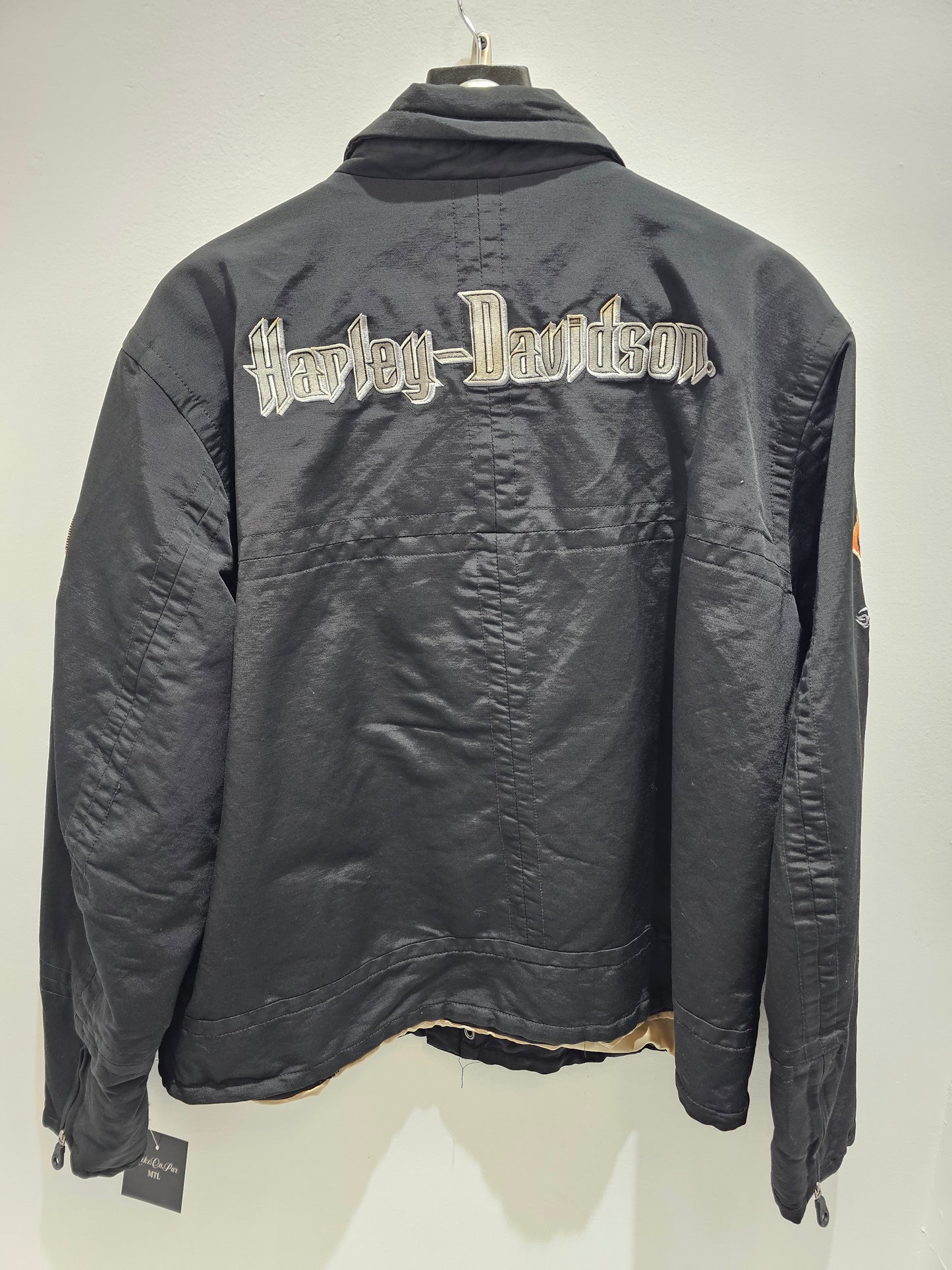 Harley Davidson Good for your soul black zip up jacket