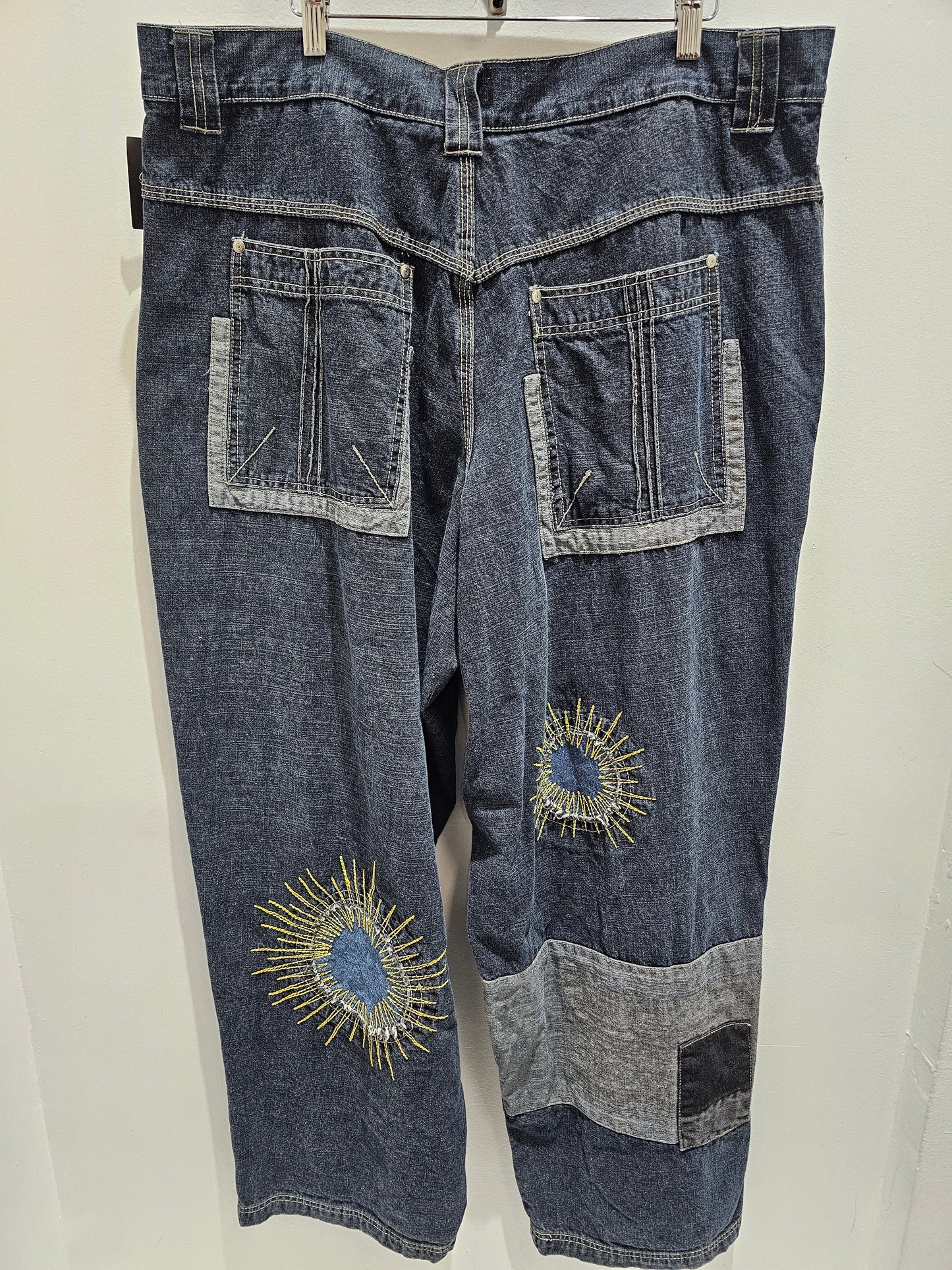 Counter attack y2k sun shocked baggy denim jeans