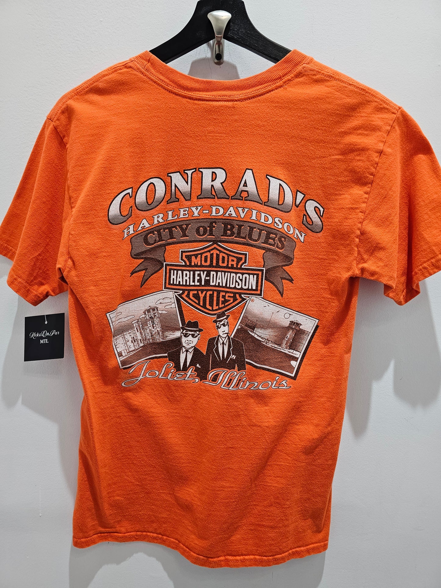 Harley davidson city of blues Conrad oranges tshirt