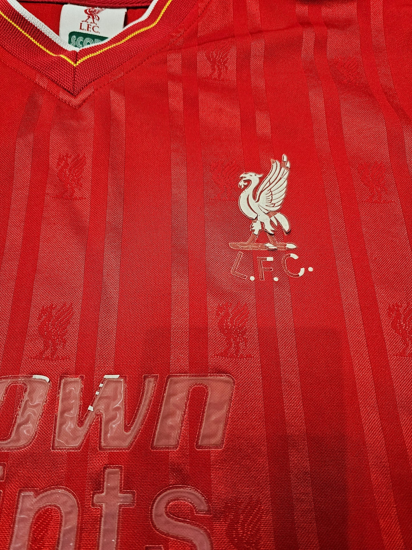 Liverpool crown paints score draw jersey