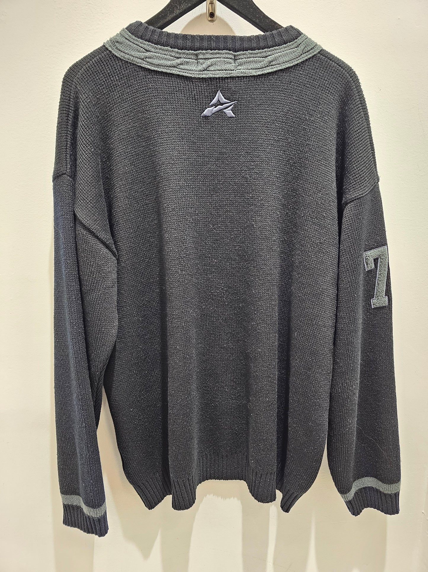 Avirex black knit sweater