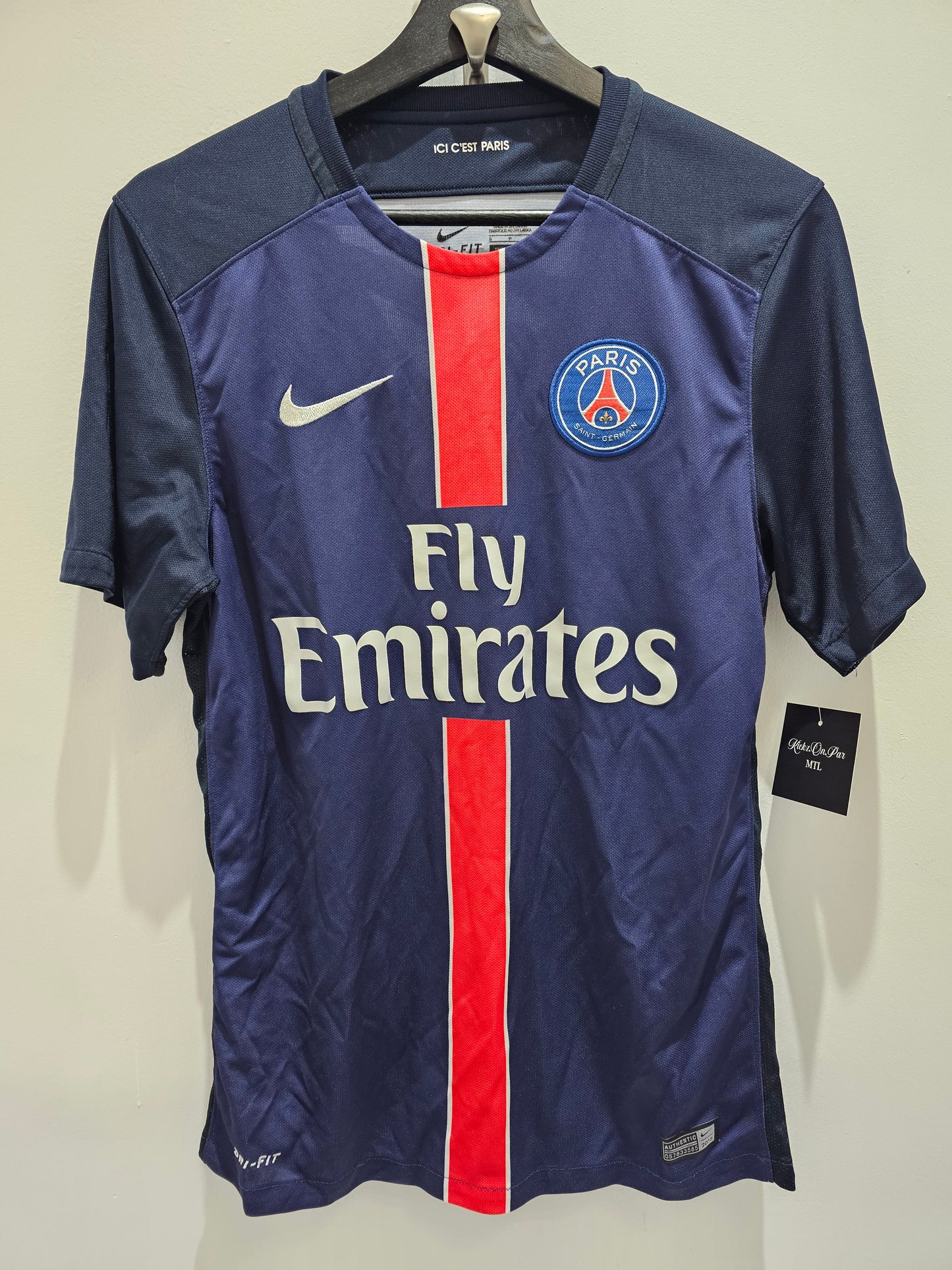 Nike Paris Saint Germain Fly emirates 2015-16 soccer jersey kit