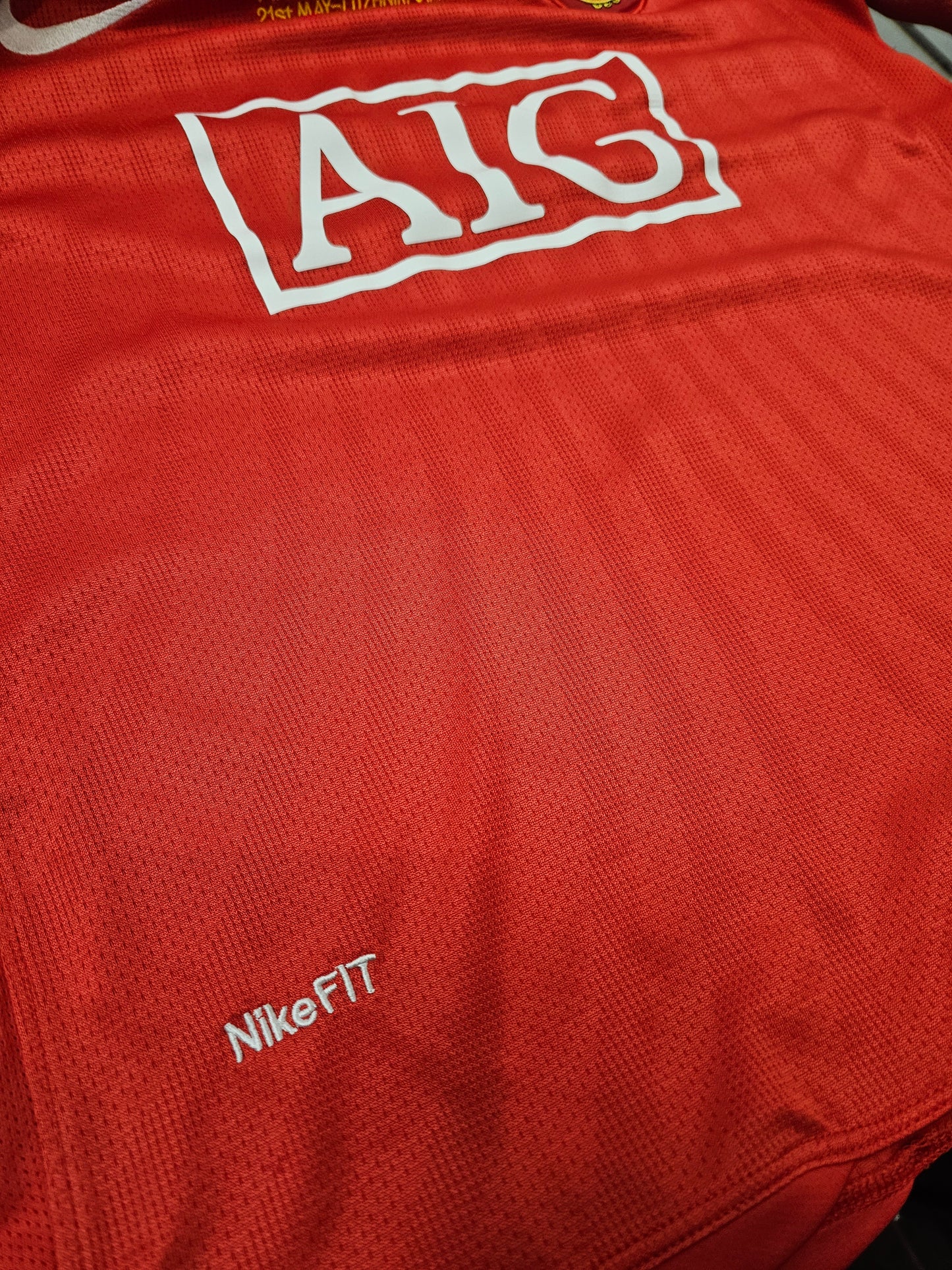 Nike Manchester united moscow 2008 home jersey kit