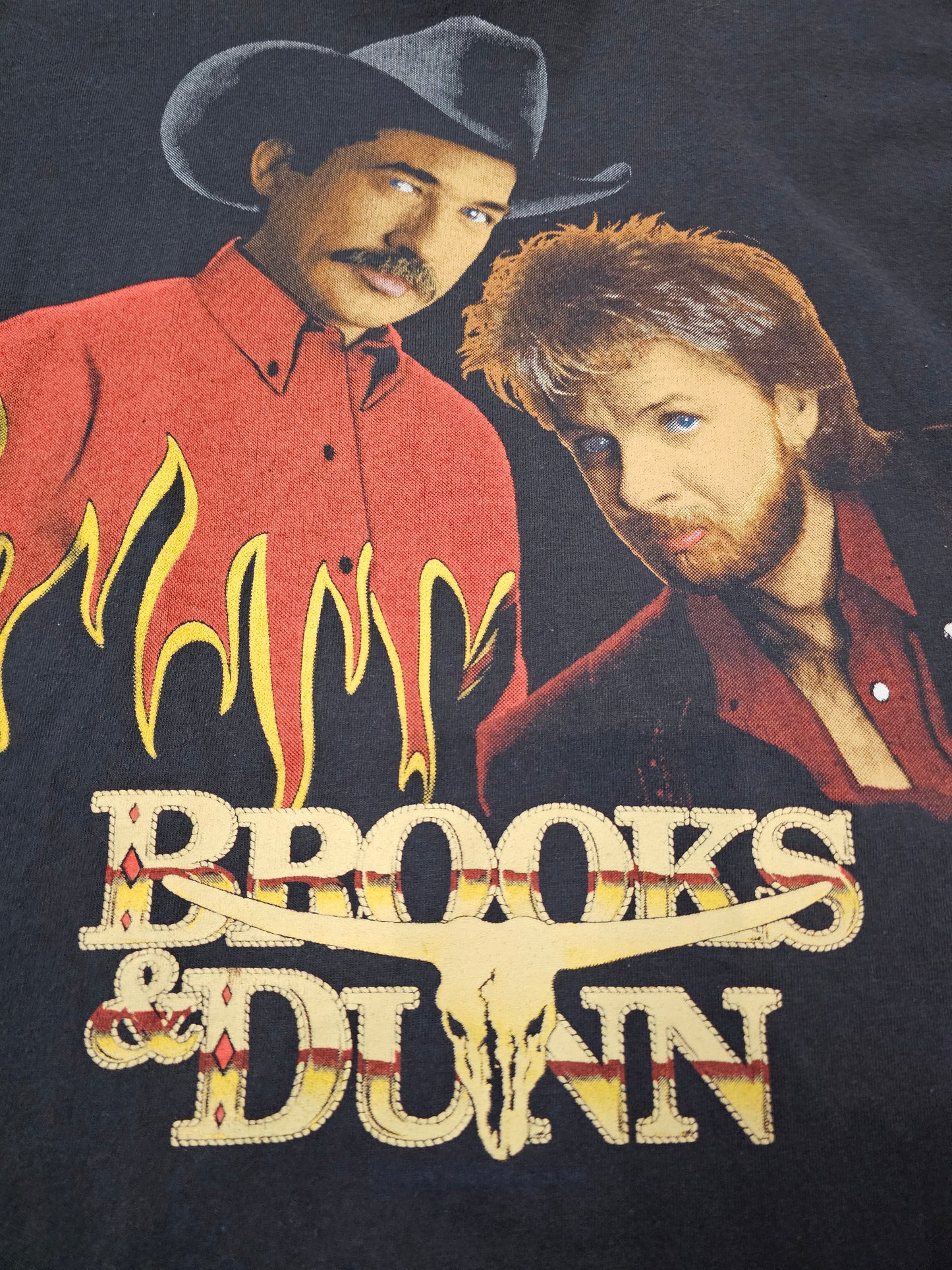 Vintage 1993 Brooks & Dunn Stampede Concert Tour Tshirt