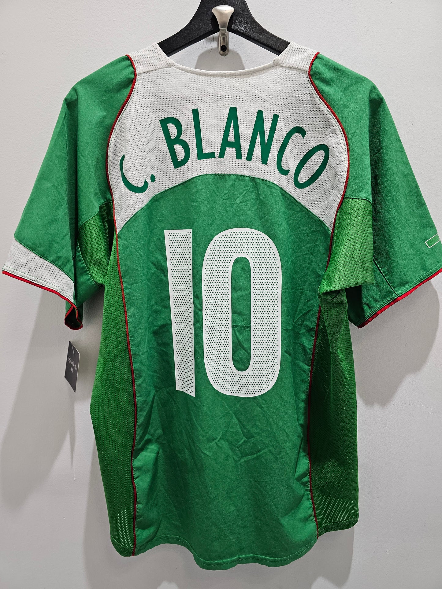 Nike Mexico #10 Cuauhtemoc Blanco 2005 soccer jersey kit ⚽️