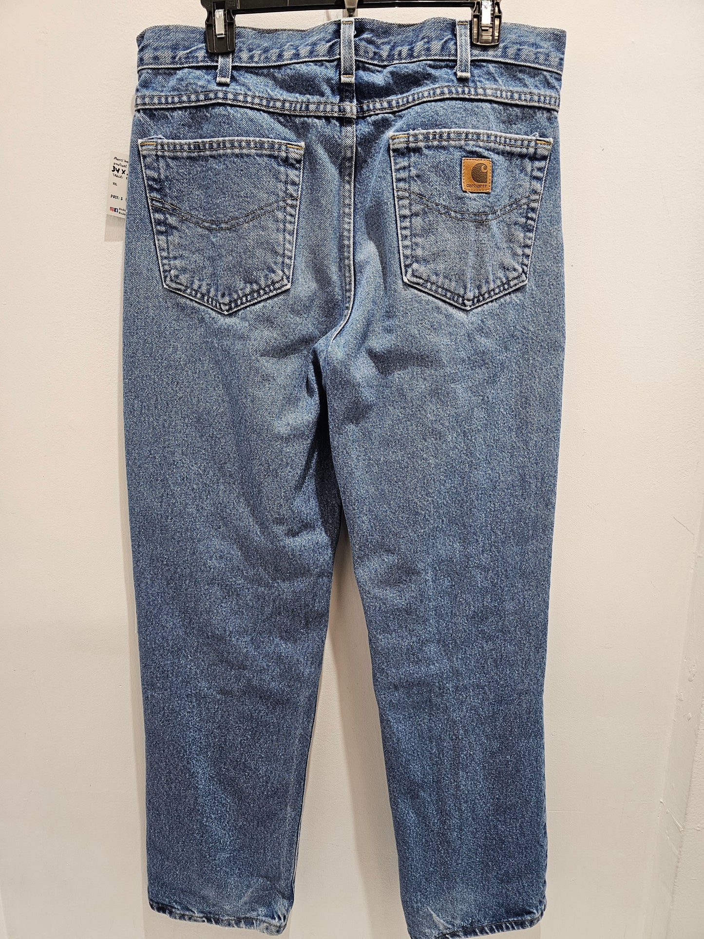 Carhartt traditional fit washed blue denim pants