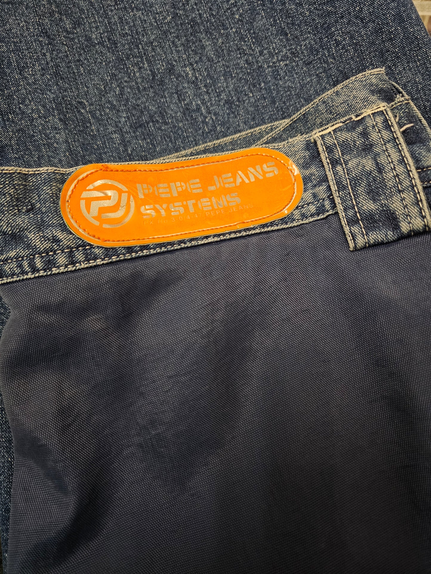 Vintage pepe jeans london 96' washed denim reaction jeans