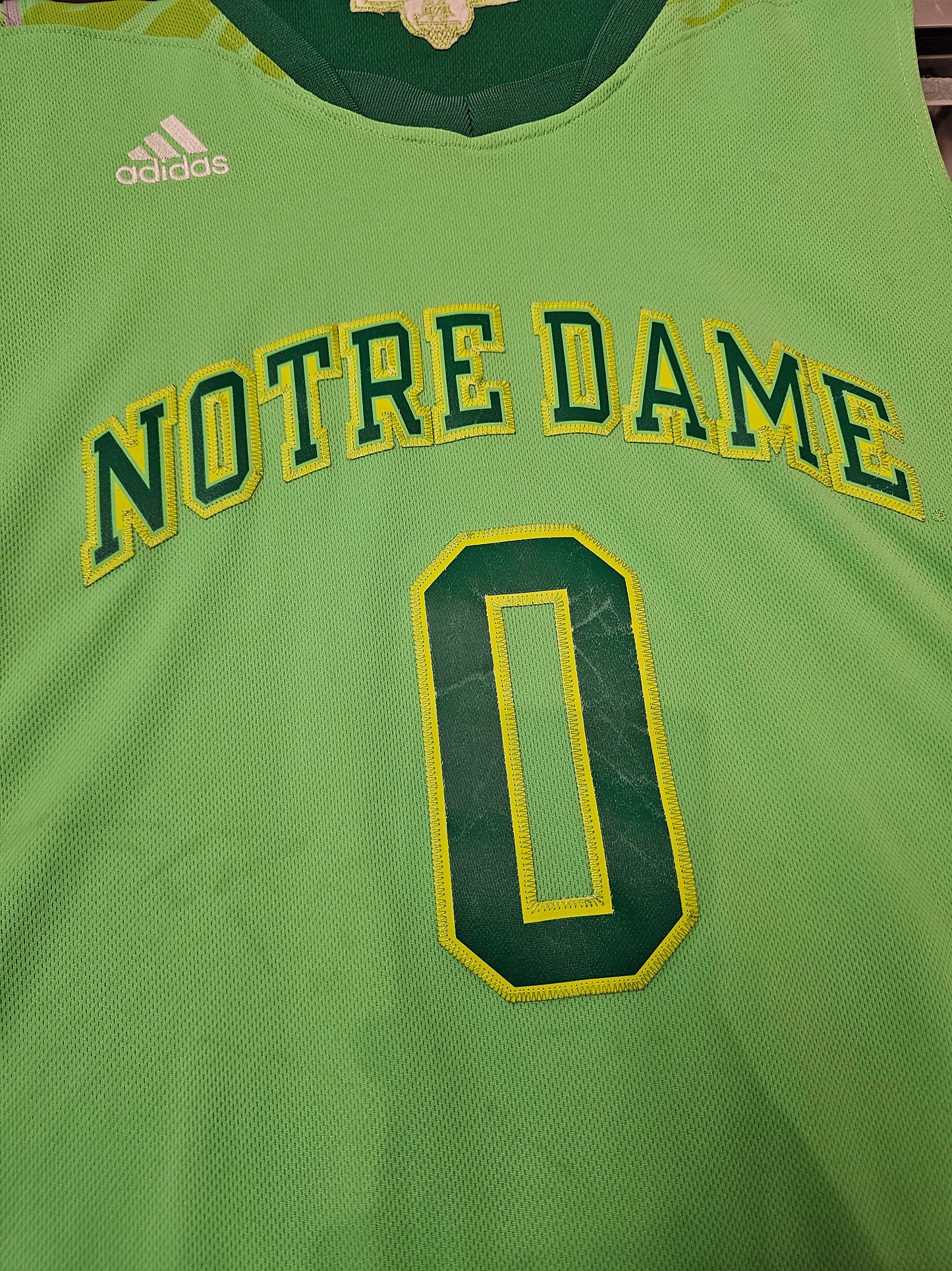 Adidas Notre dame fighting Irish premier #0 basketball jersey 🏀