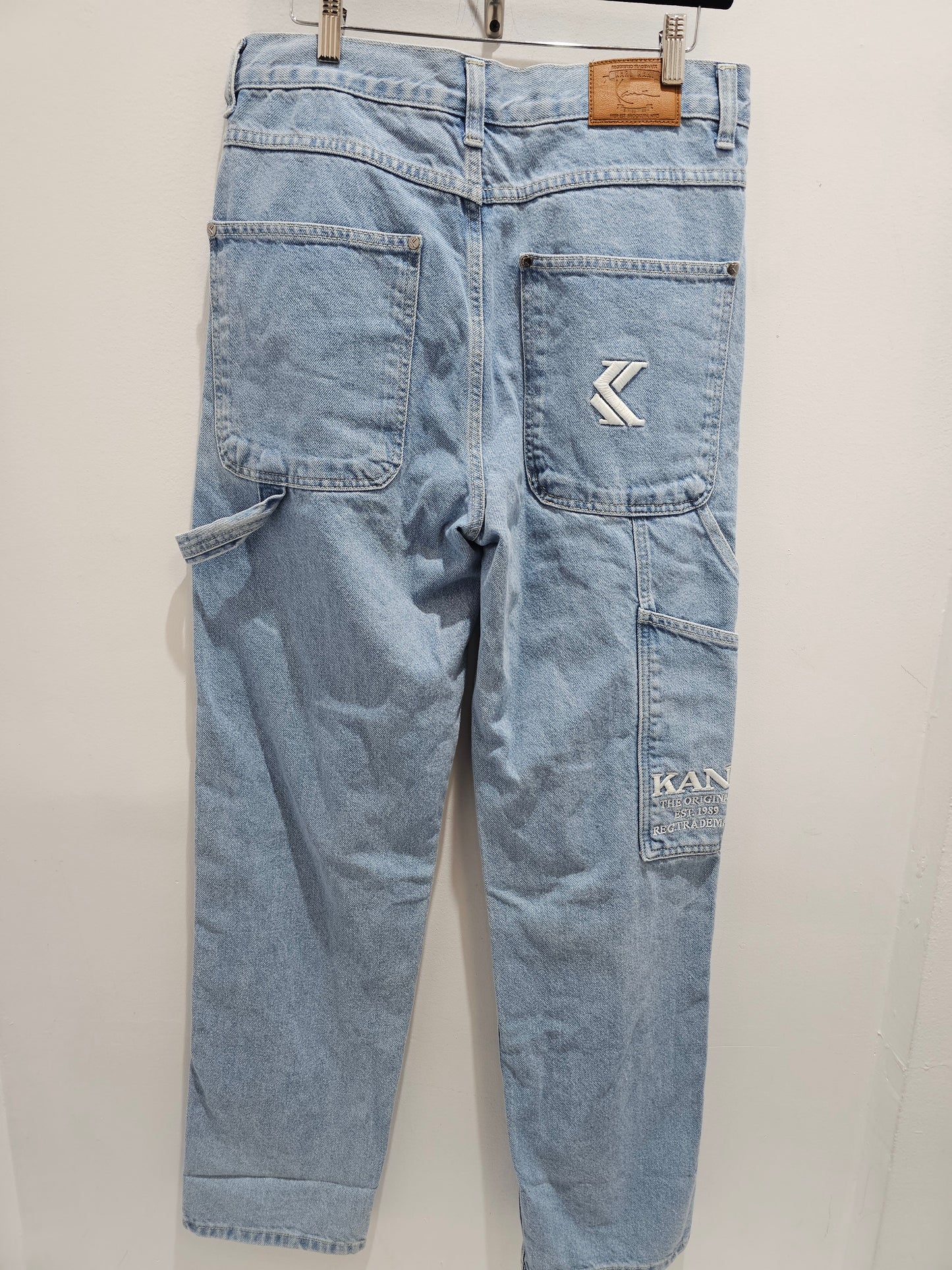 Karl kani washed blue y2k carpenter pants