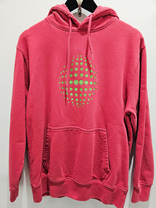 Palace sphere washed red pullover hoodie