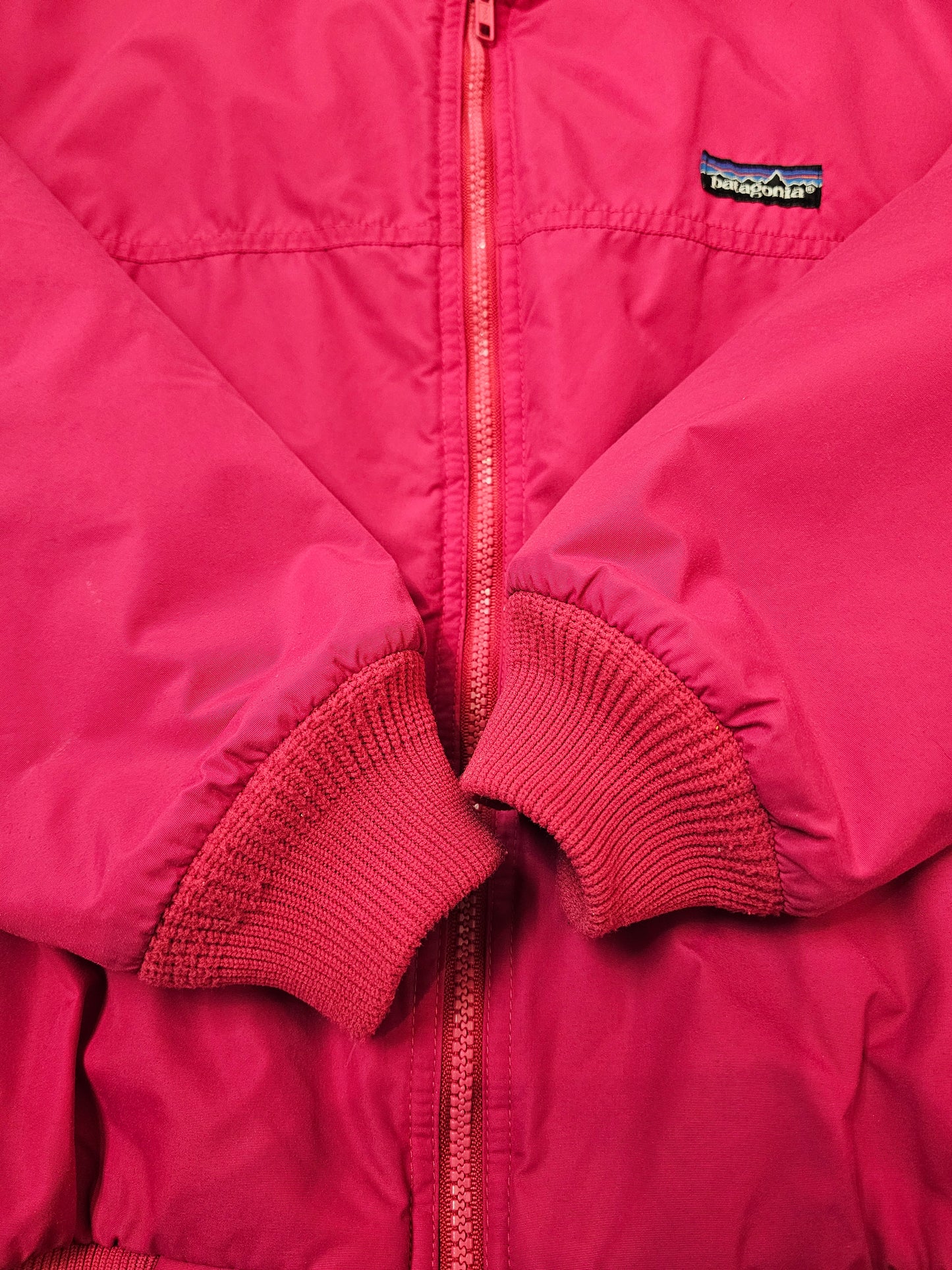 Vintage Patagonia Fleece lined windbreaker pink jacket