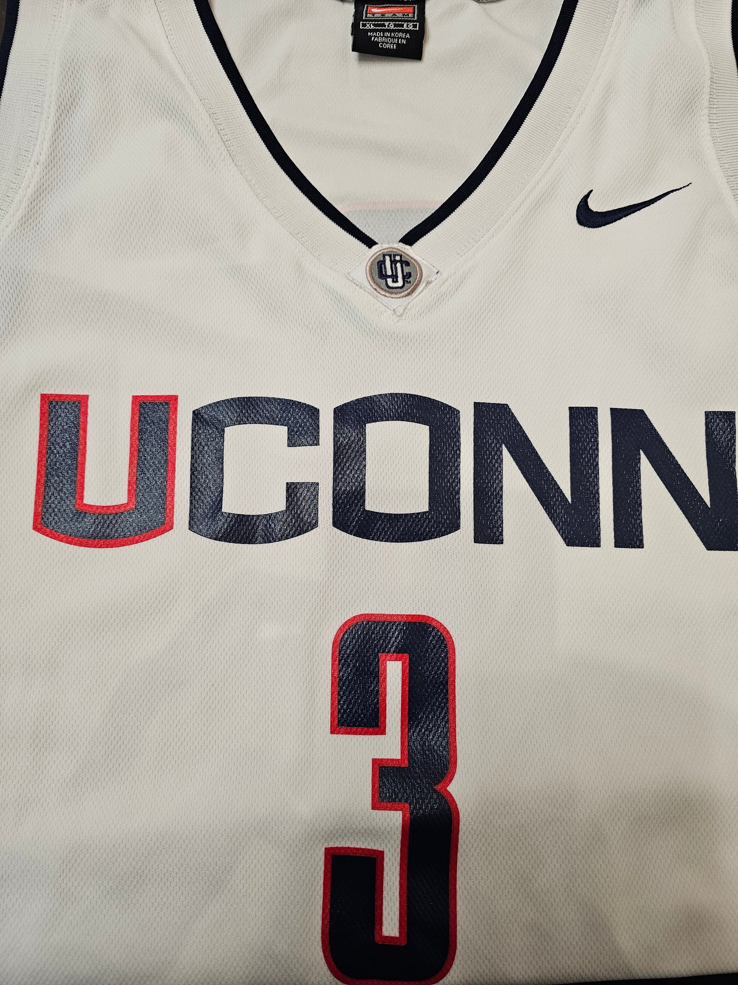 Nike Team Tag UConn Huskies Basketball Jersey