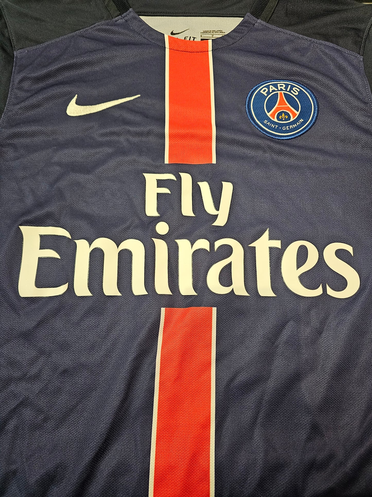 Nike Paris Saint Germain Fly emirates 2015-16 soccer jersey kit