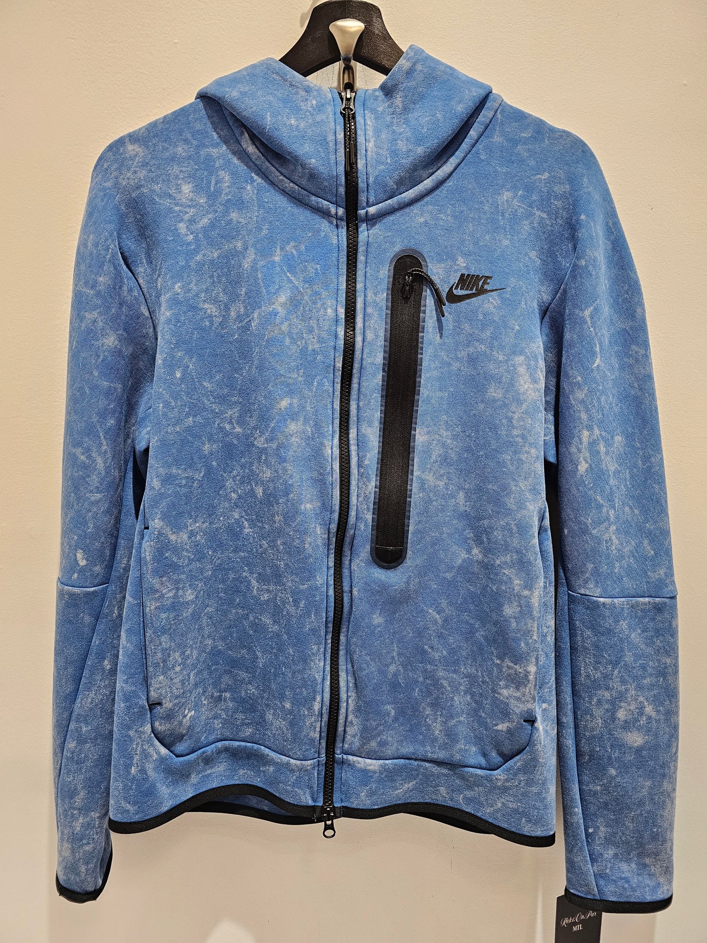 Nike tech ocean blue zip up hoodie