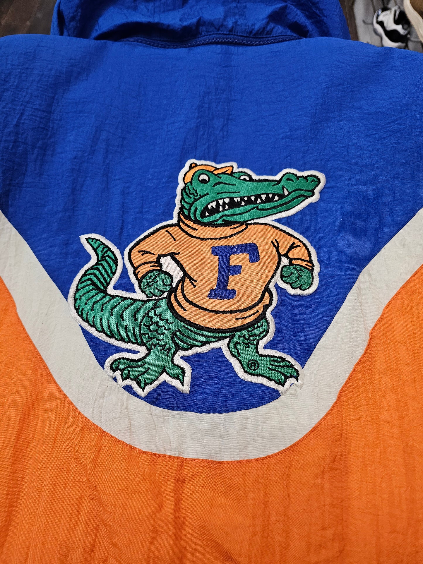 Vintage Apex Florida Gators zip up buttons puffer jacket