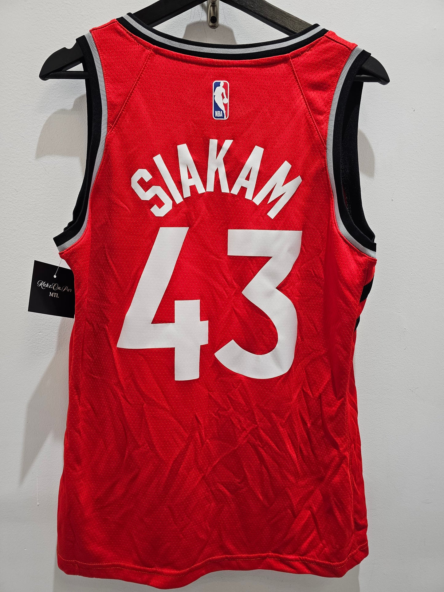 Nike swingman NBA Toronto Raptors Pascal Siakam #43 basketball jersey 🏀