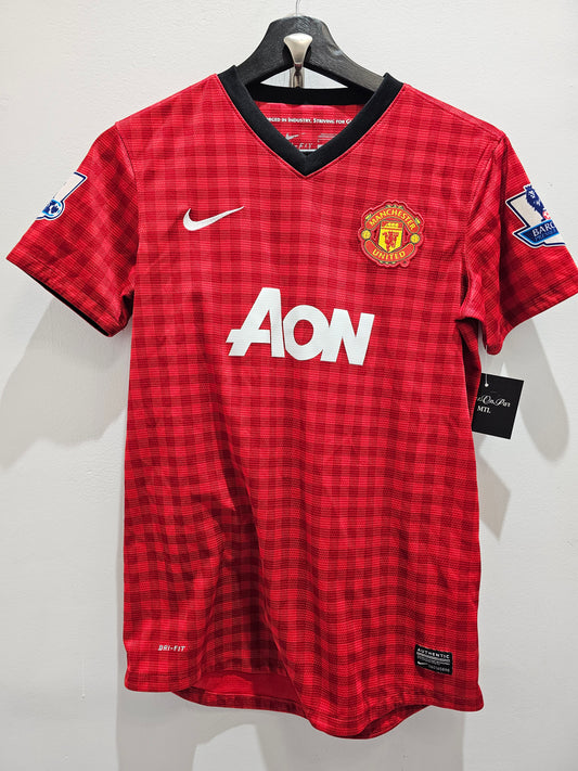 Nike Manchester united 12-13 kit chicharito soccer jersey