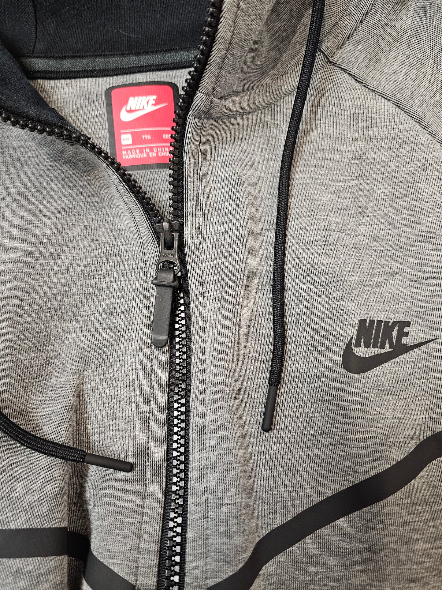 Niketech sp18 grey fullzip pullover hoodie