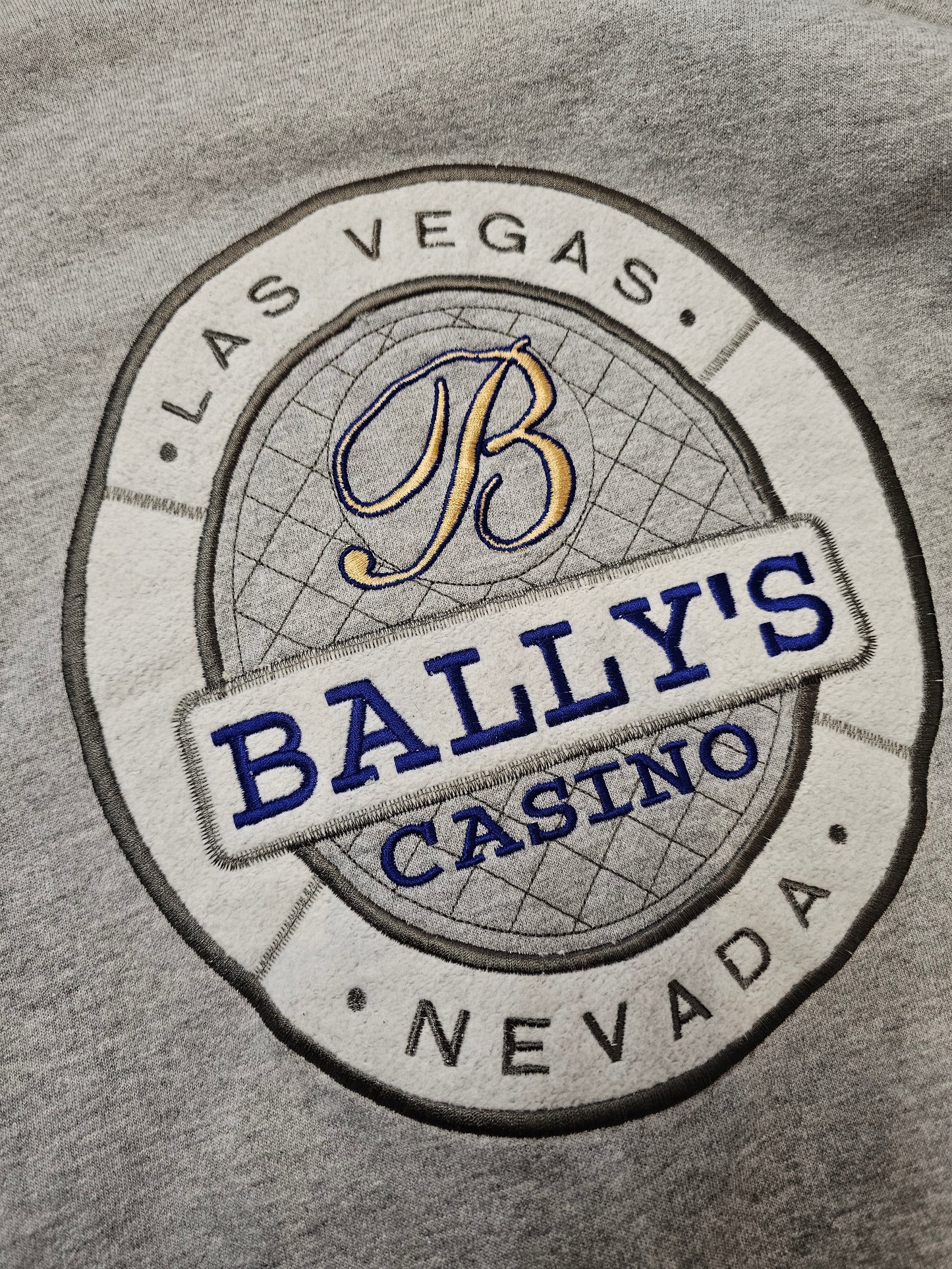 Las vegas bally casino grey souvenir crewneck