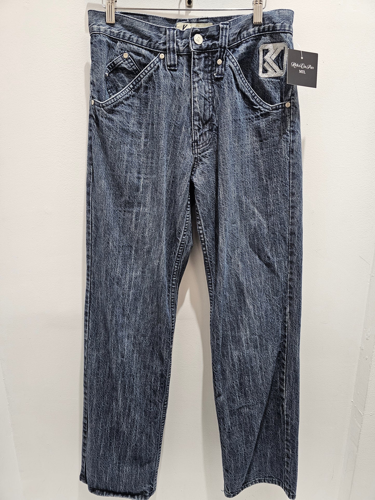 Karl kani y2k washed denim pants