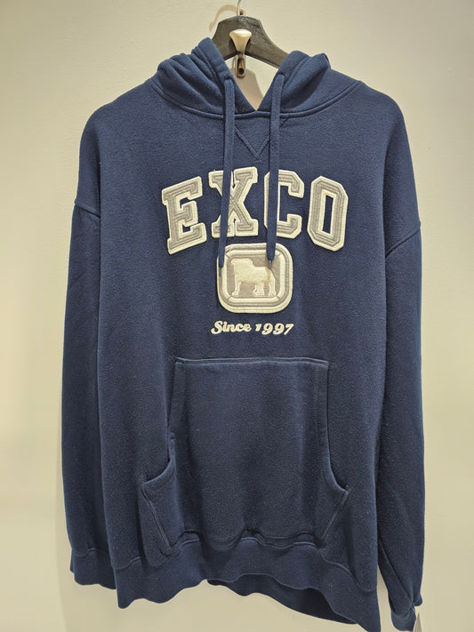 EXCO dark blue pullover hoodie