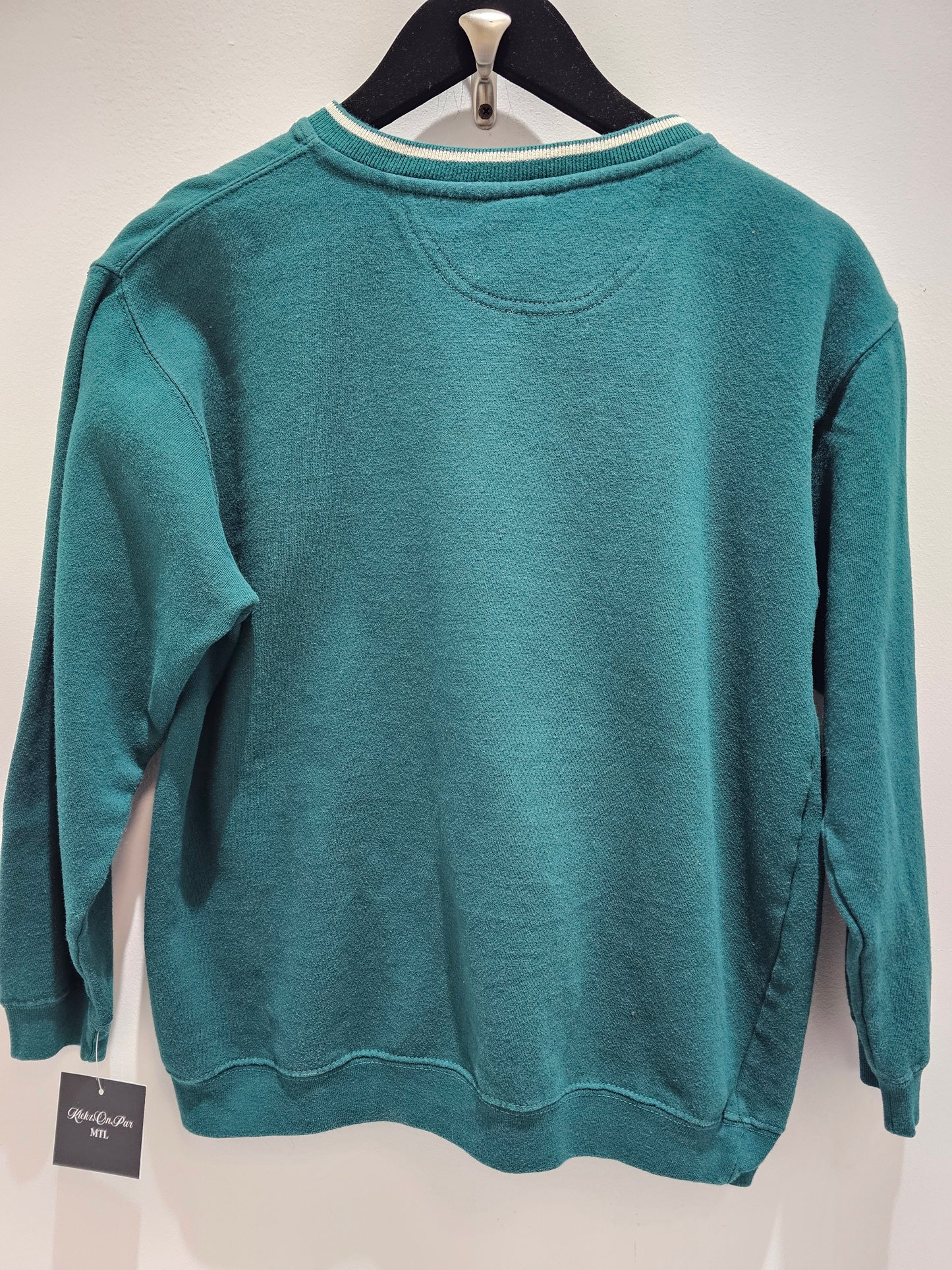 Vintage 90s Mickey sport Castleton green crewneck