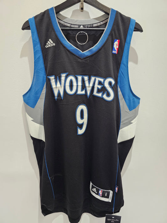 Adidas NBA Minnesota Timberwolves Ricky Rubio #9 basketball jersey 🏀🐺