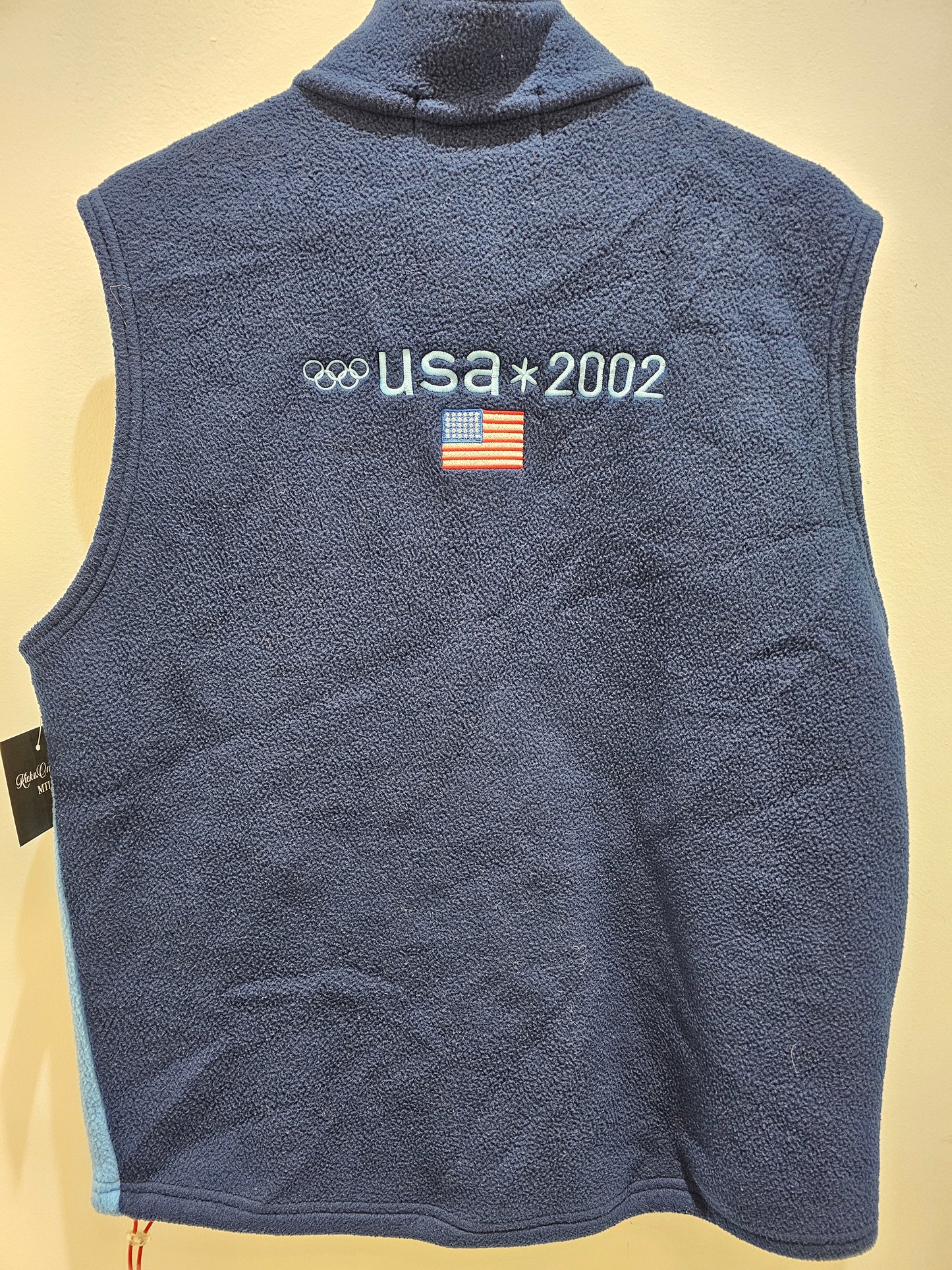 Roots 02' u.s olympic official outfitter fleece vest