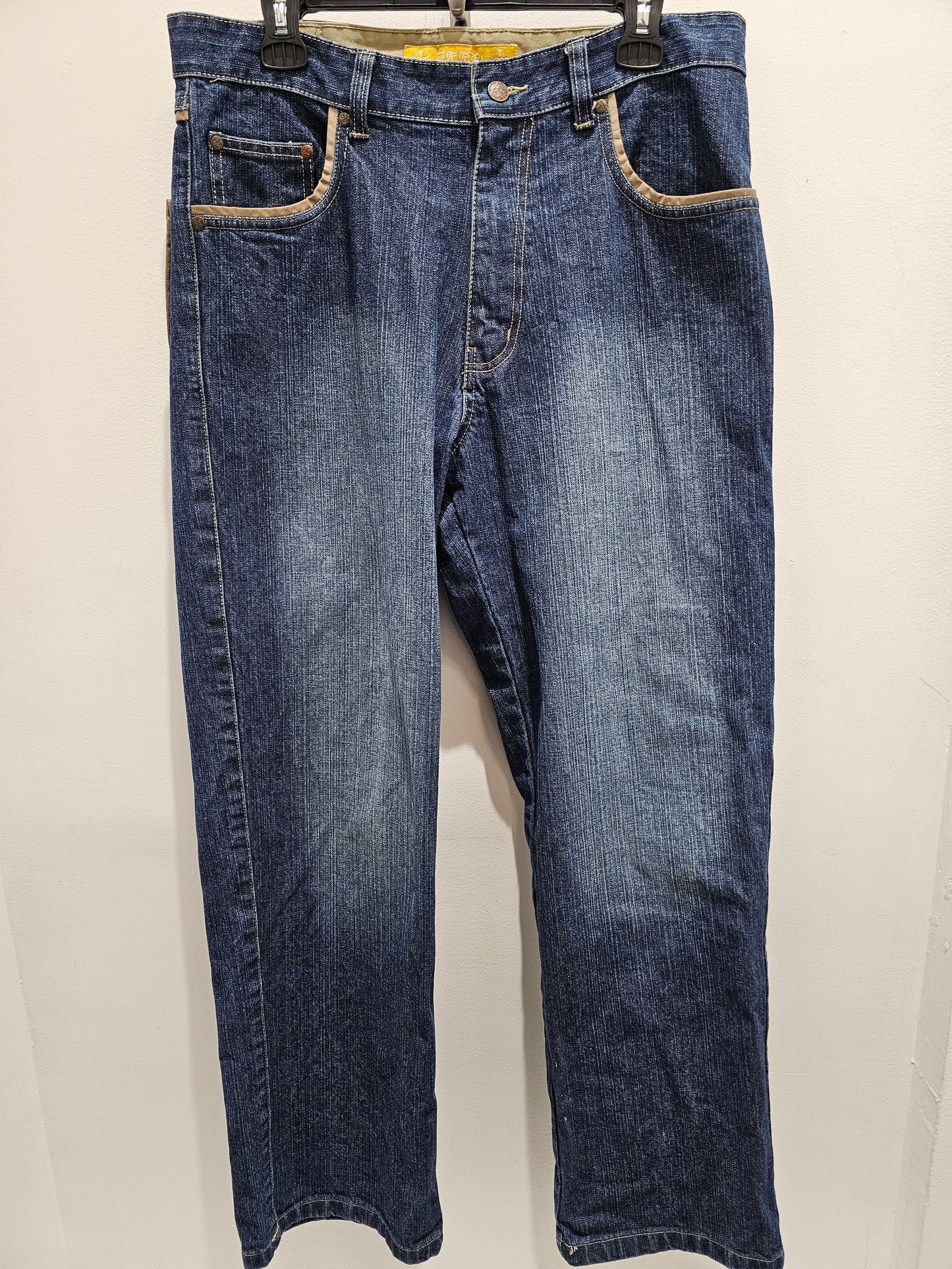 Y2K Zeep Company washed blue denim jeans