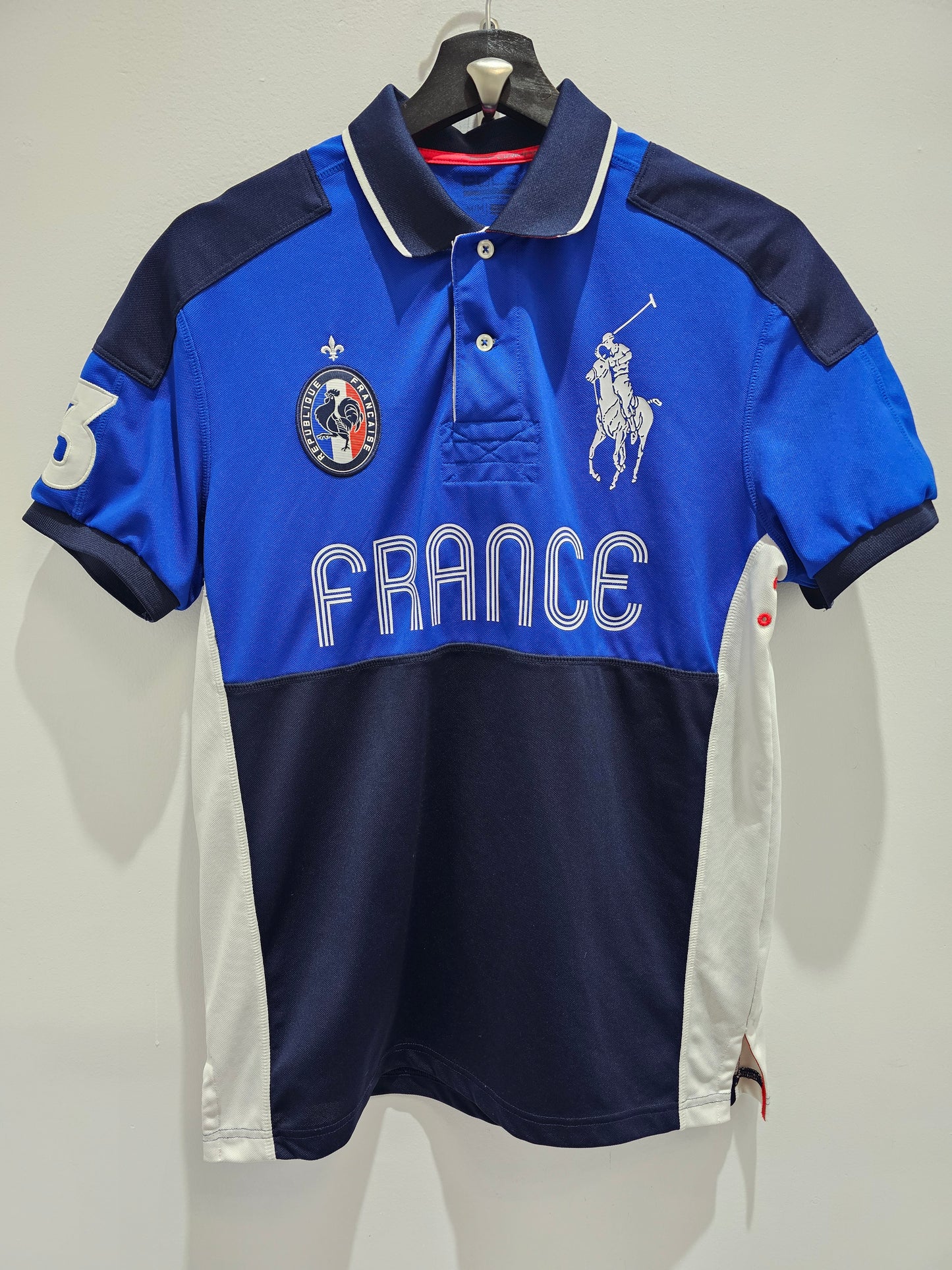 Polo performance republique francais france #3 buttons polo tshirt