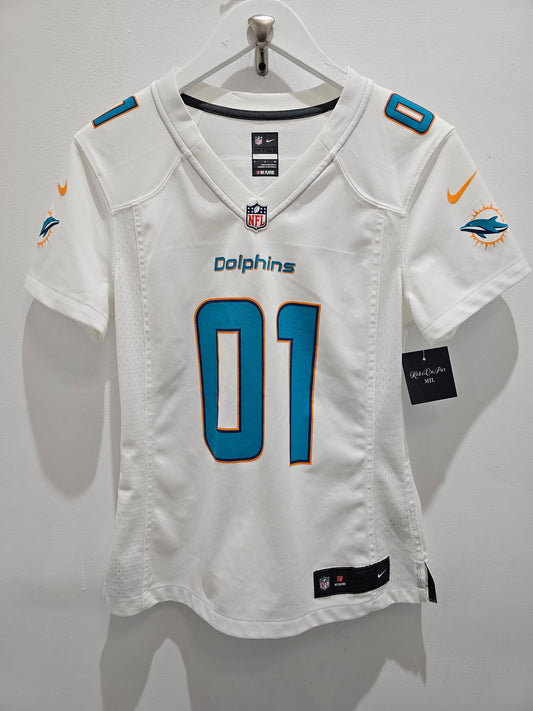 Nike Miami Dolphins #01 Lopez Custom NFL jersey 🏈