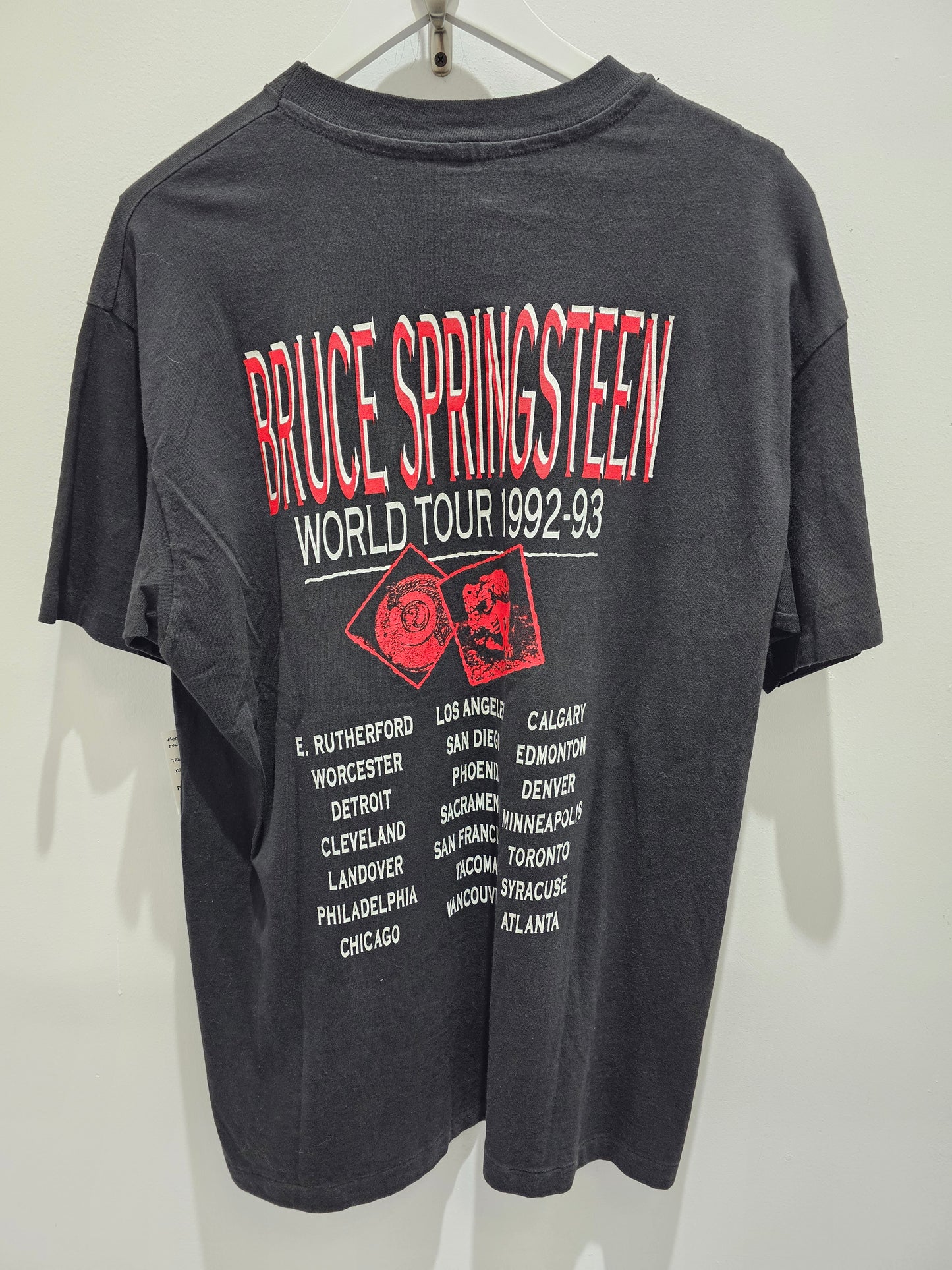 Vintage 1992 Bruce Springsteen World Tour Tshirt