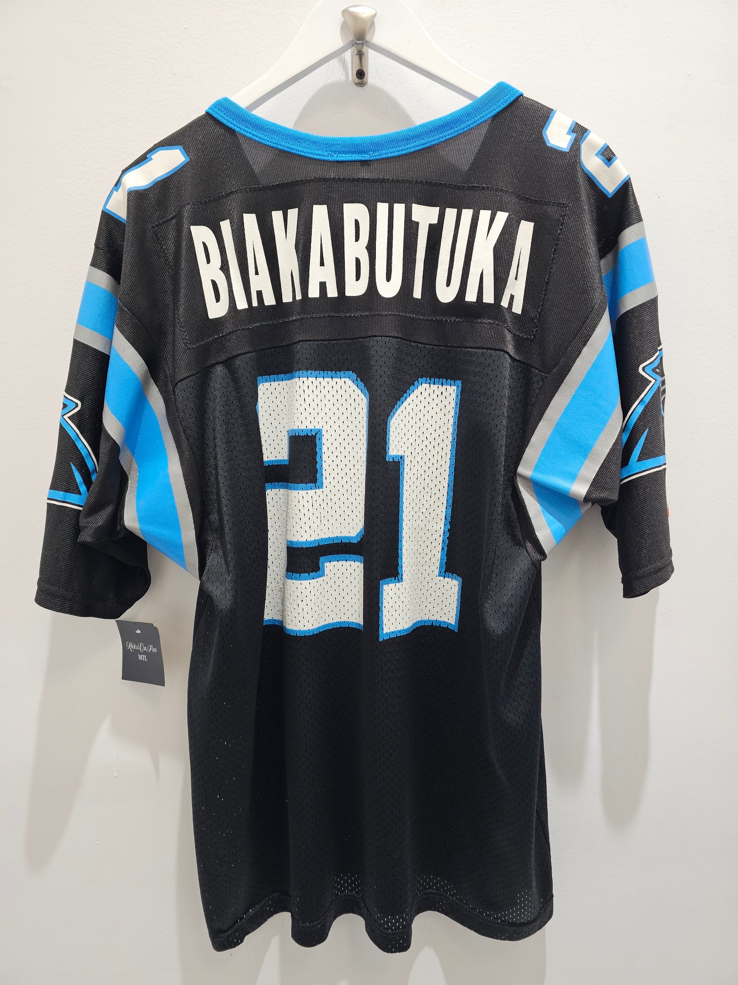 Vintage Champion Tim Biakabutuka #21 Carolina panthers football jersey 🏈