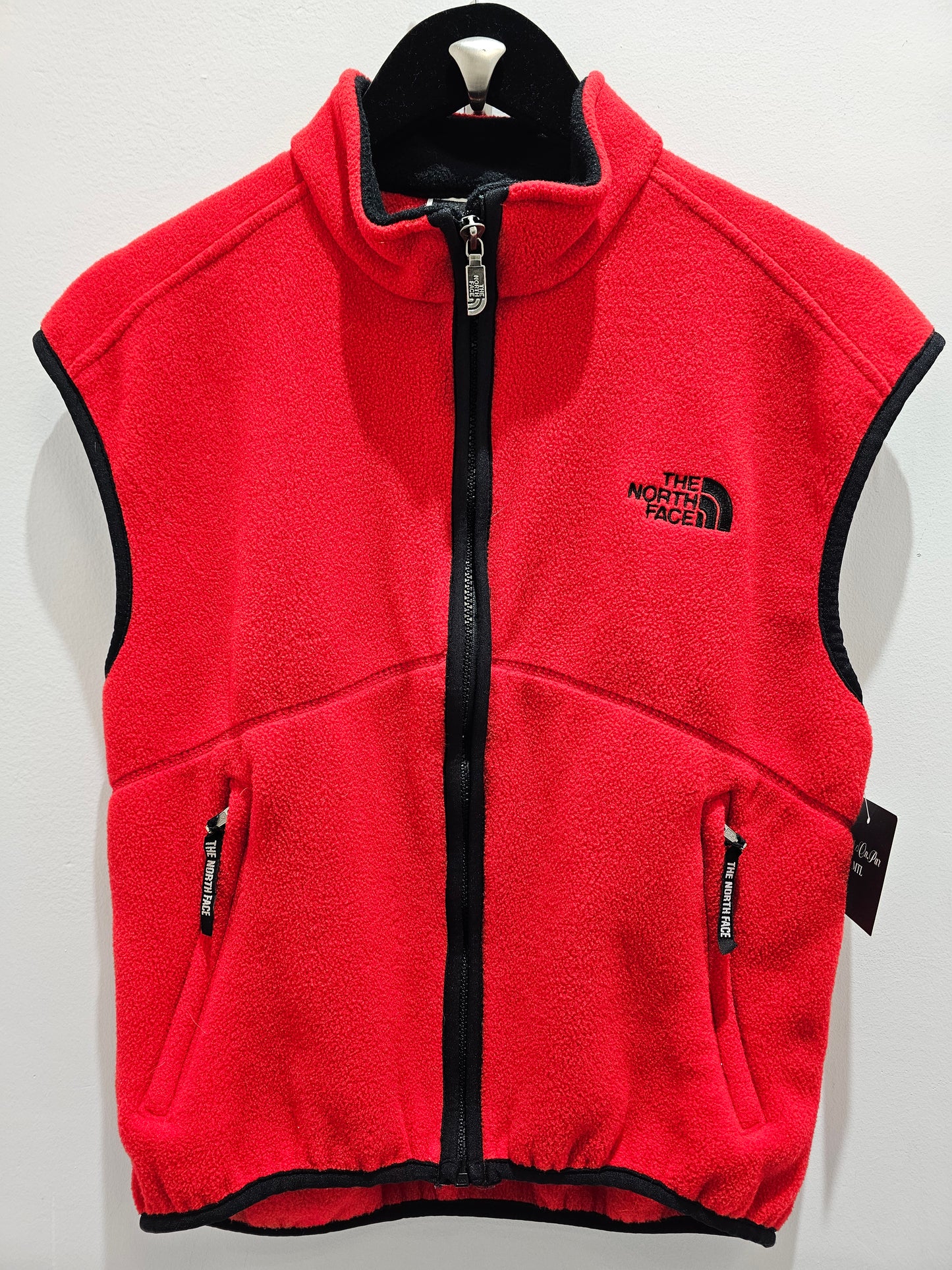 Vintage TNF fullzipper red fleece vest