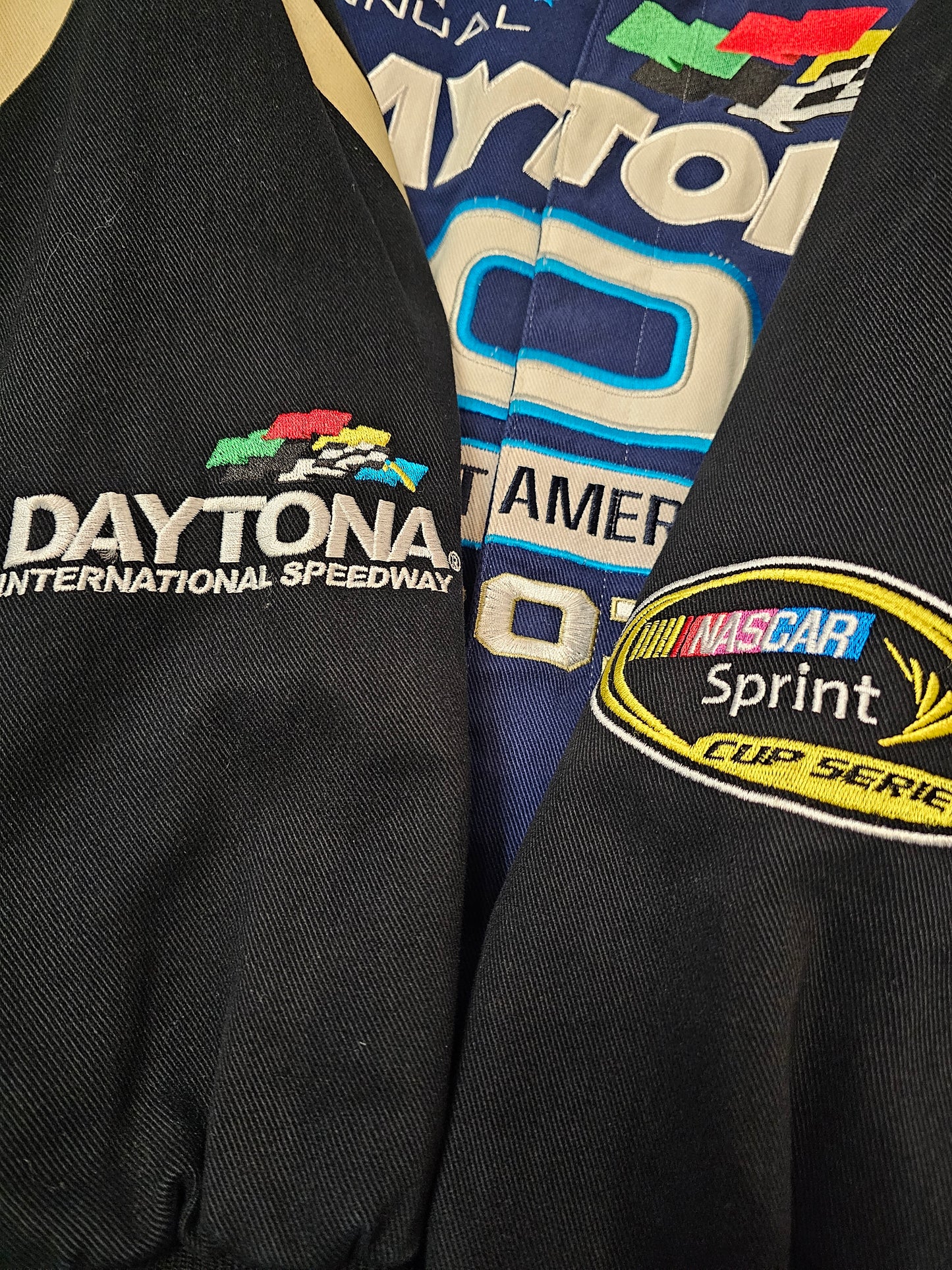 JH design Nascar Daytona 500 buttons racing jacket