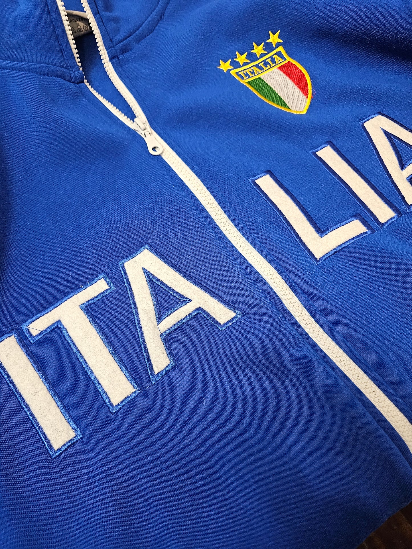 🇮🇹 ITALIA full zipper blue sweater