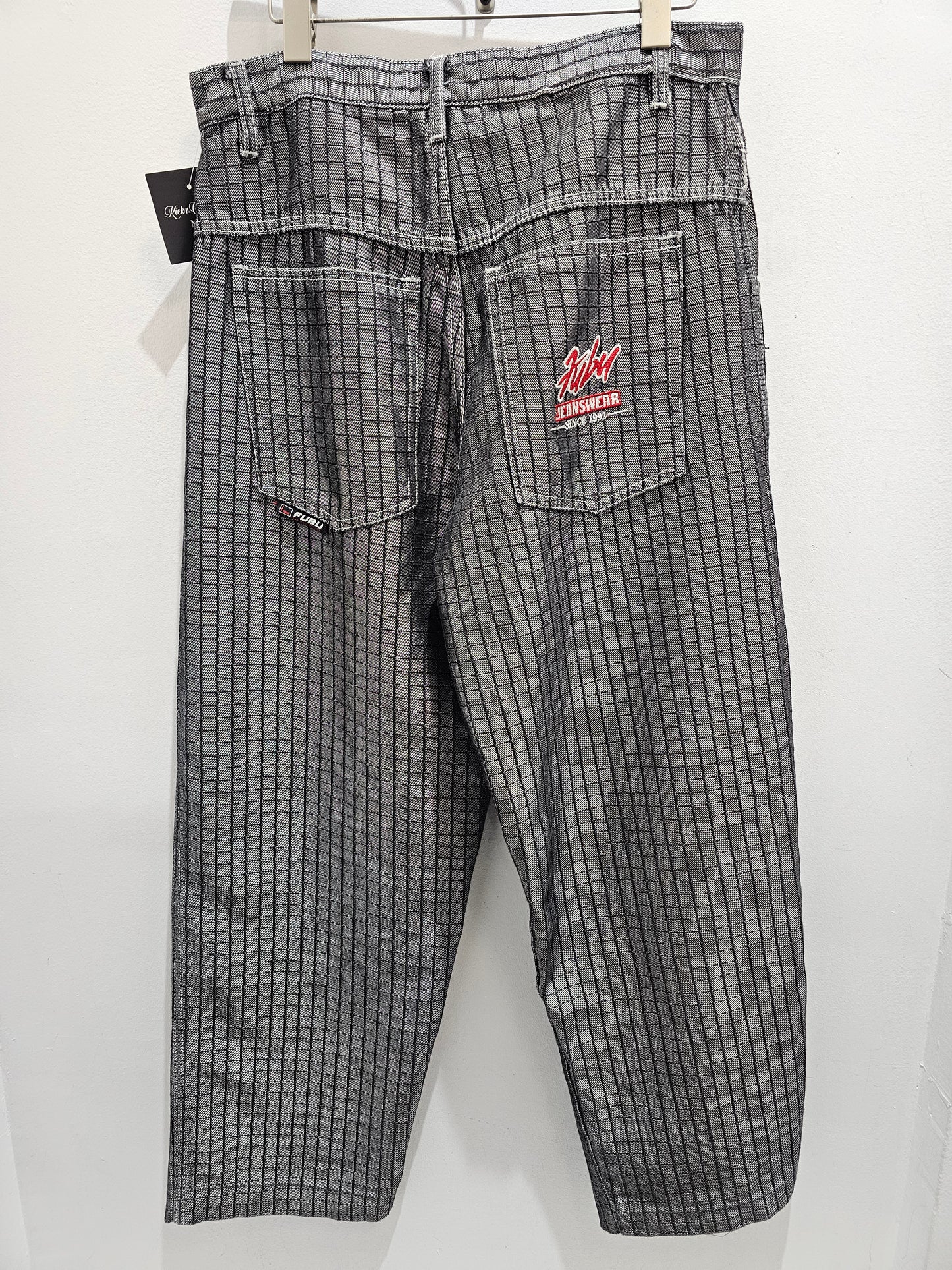 Fubu collection monogram silver finished pants