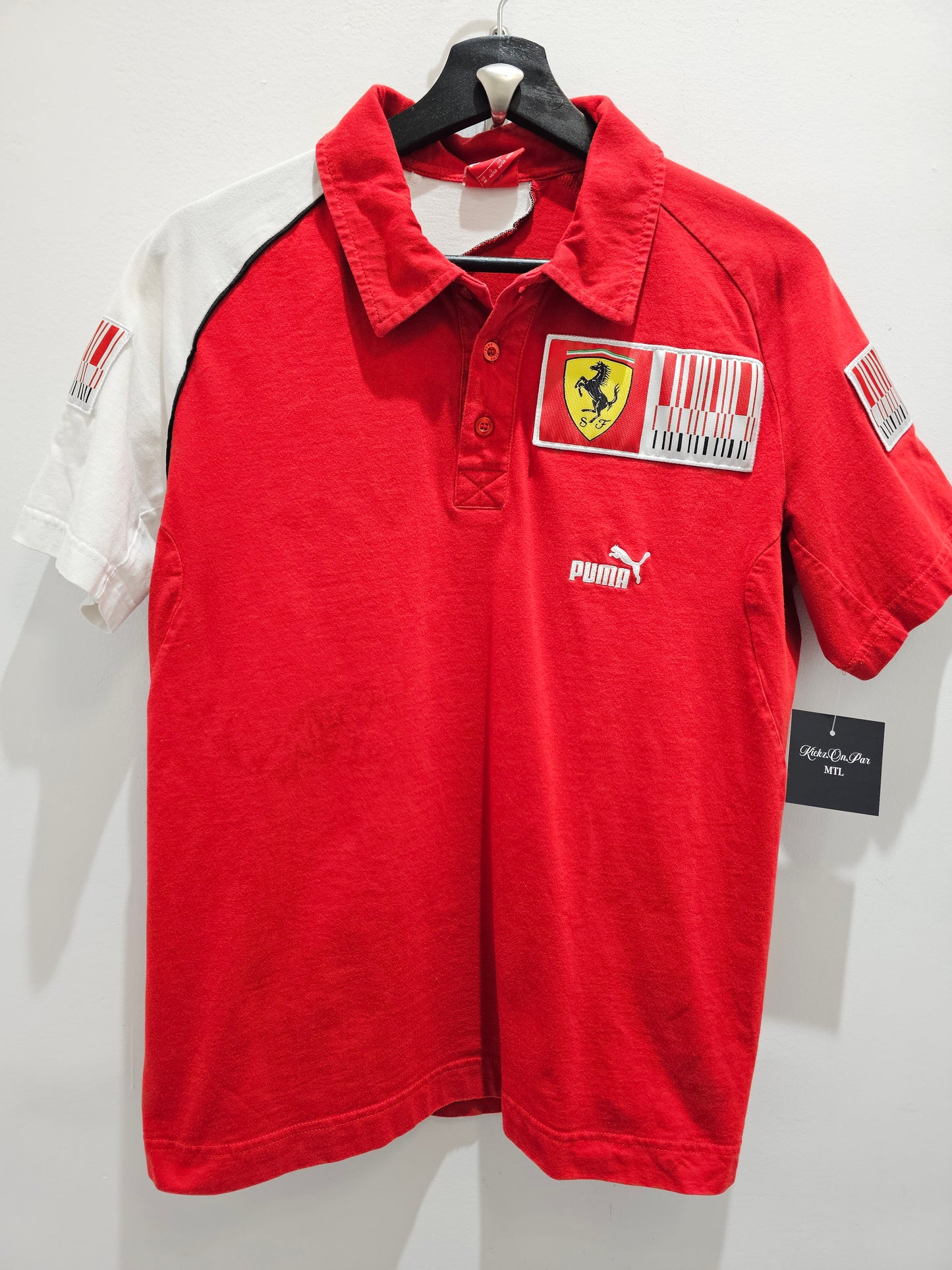 Puma Ferrari Buttons Polo Tshirt