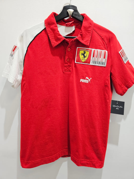 Puma Ferrari Buttons Polo Tshirt