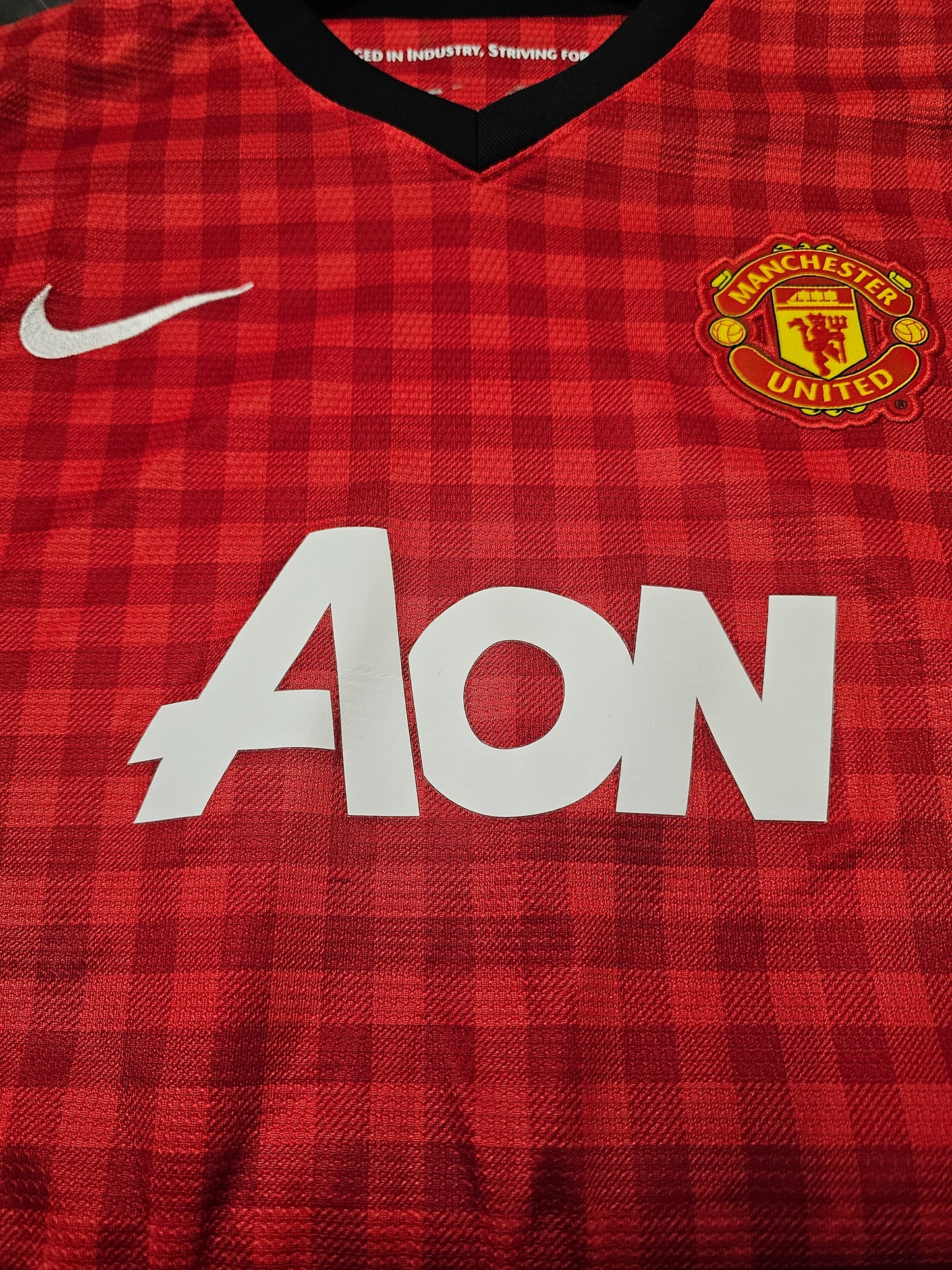 Nike Manchester united 12-13 kit chicharito soccer jersey