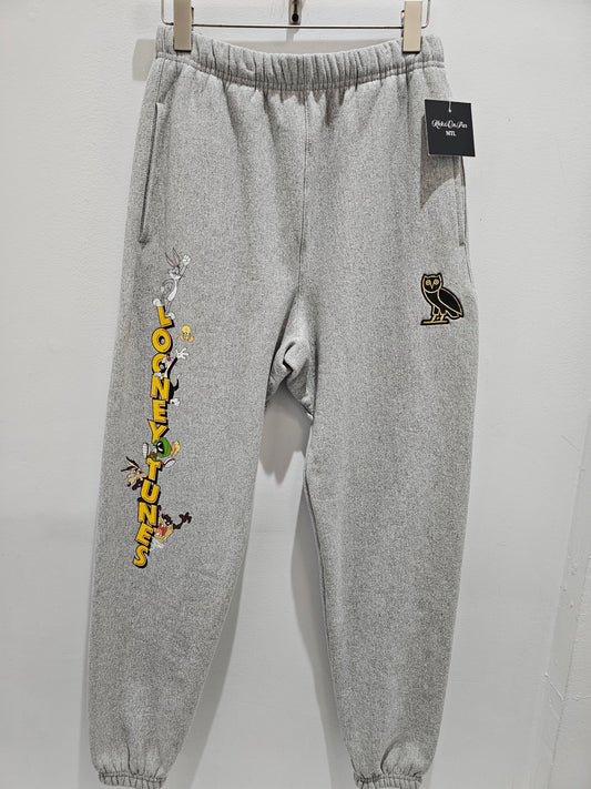 🦉OVO looney tunes Heather grey sweatpant