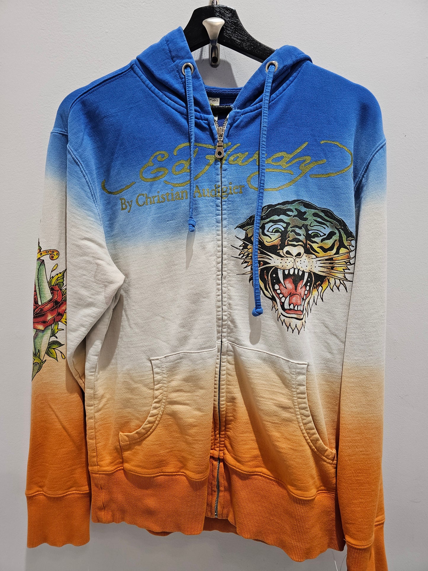 Edhardy Christian Audigier tattoo fullzipper pullover hoodie