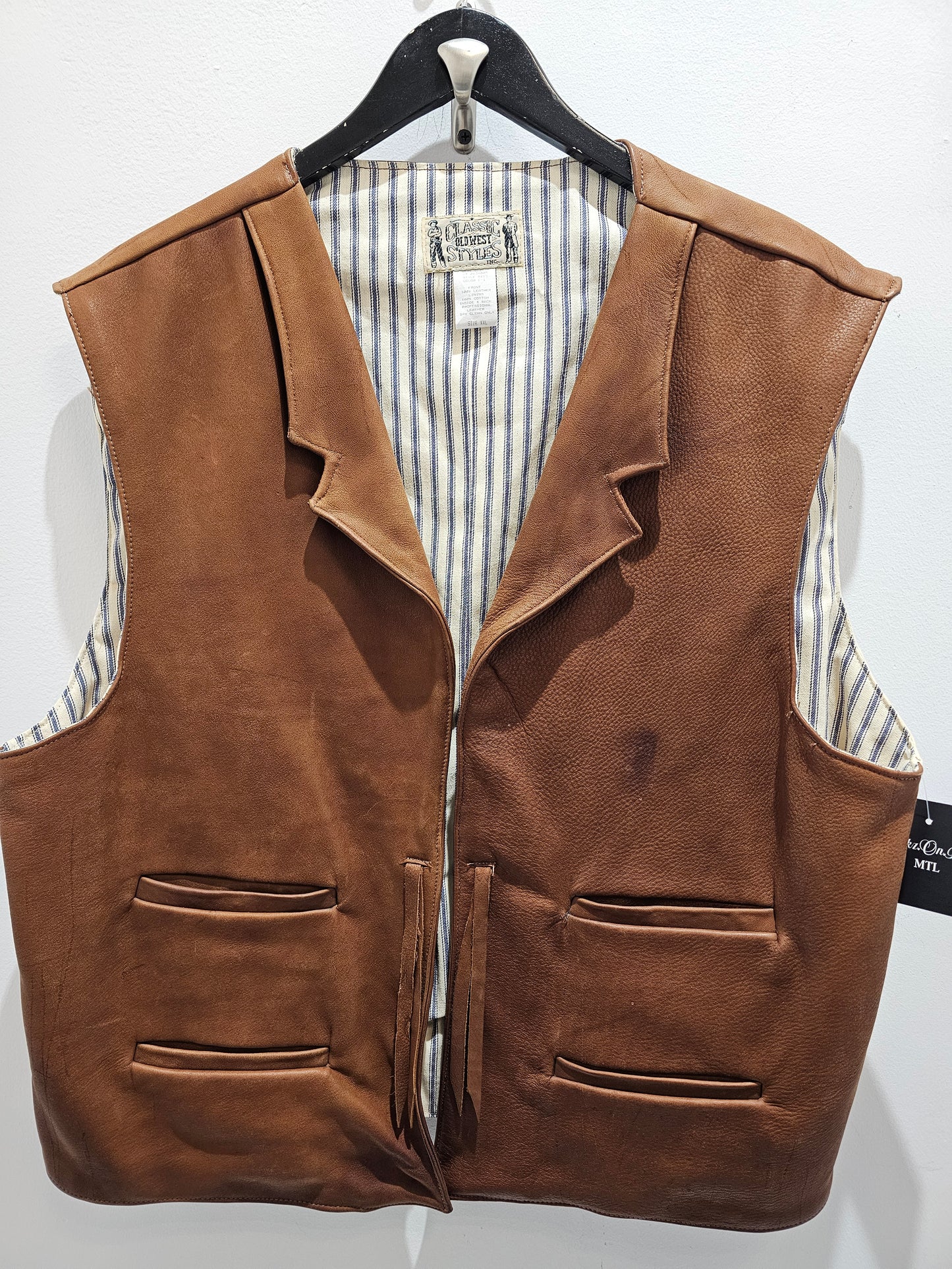 Classif old west styles cowboy vest