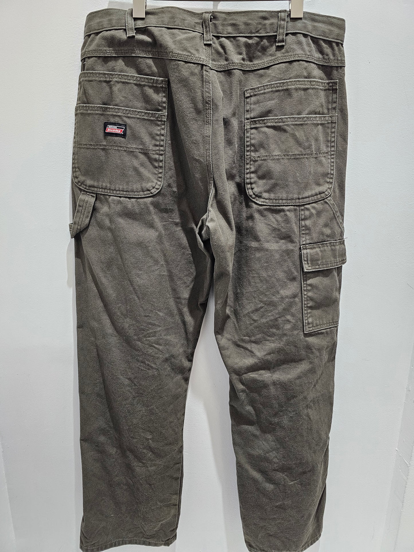 Dickies double knee carpenter dark olive pants