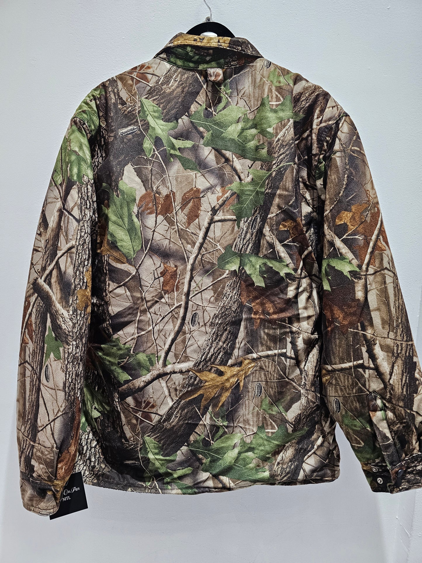 Coleman camo buttons real tree pocket jacket