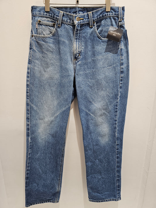 Carhartt traditional fit washed blue denim pants